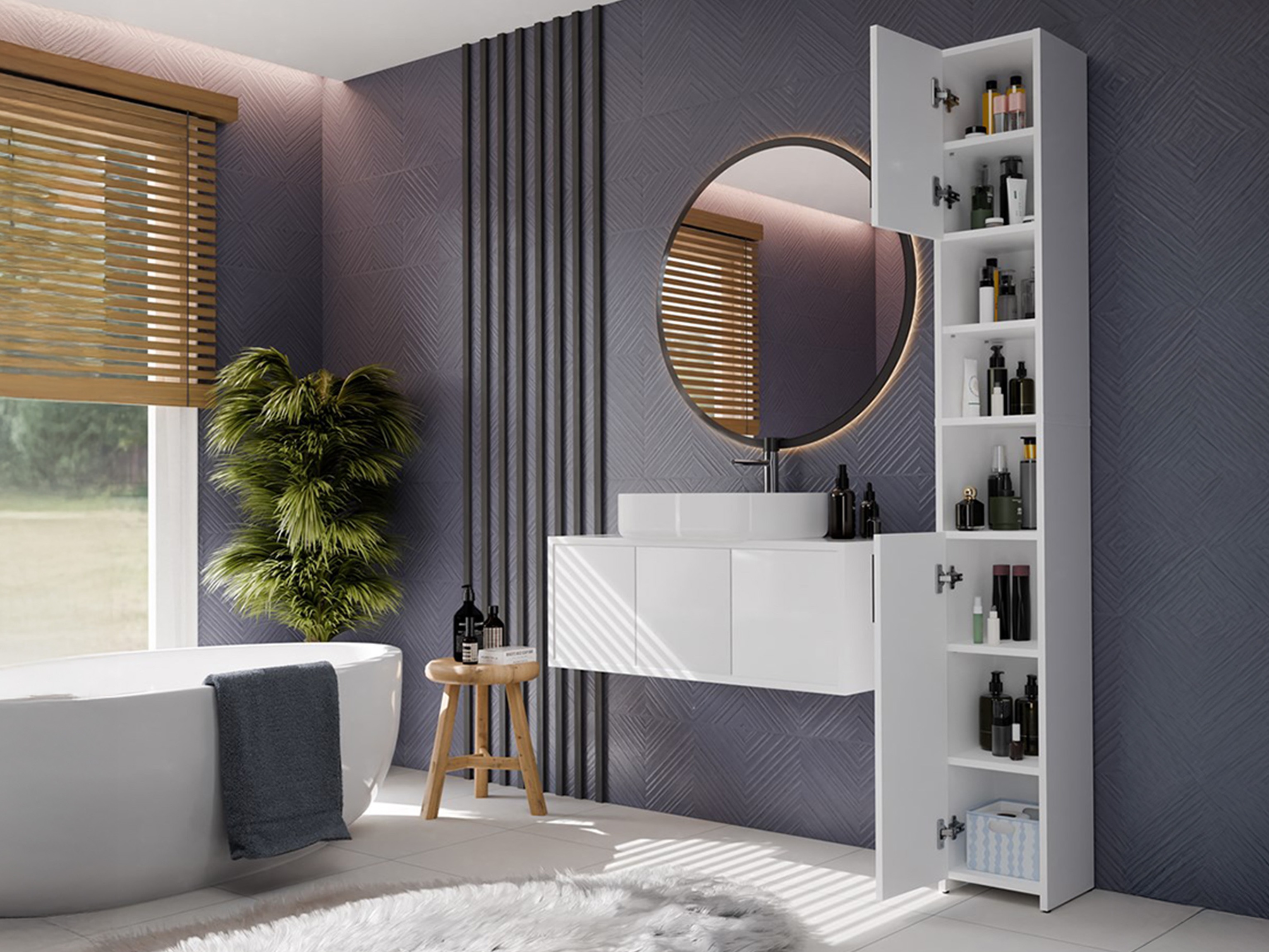 Stāvošs vannas skapītis Mandeville 345