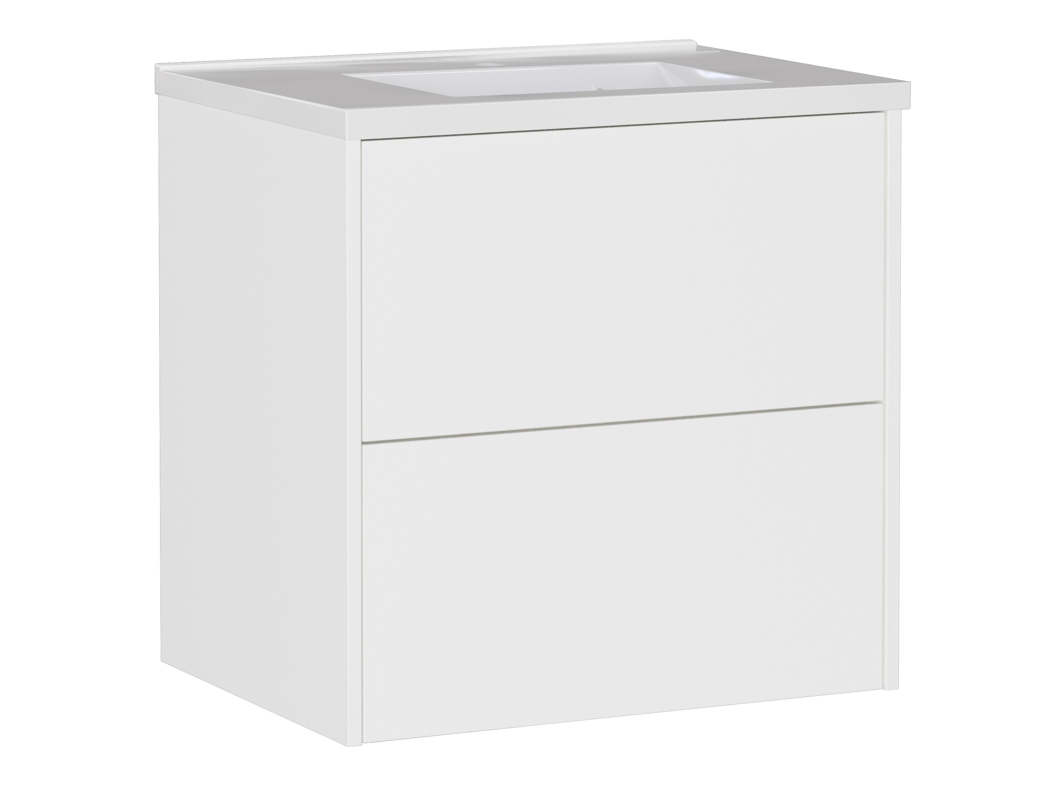 Piekarams vannas istabas skapītis izlietnei Sacramento 522 (Balts)