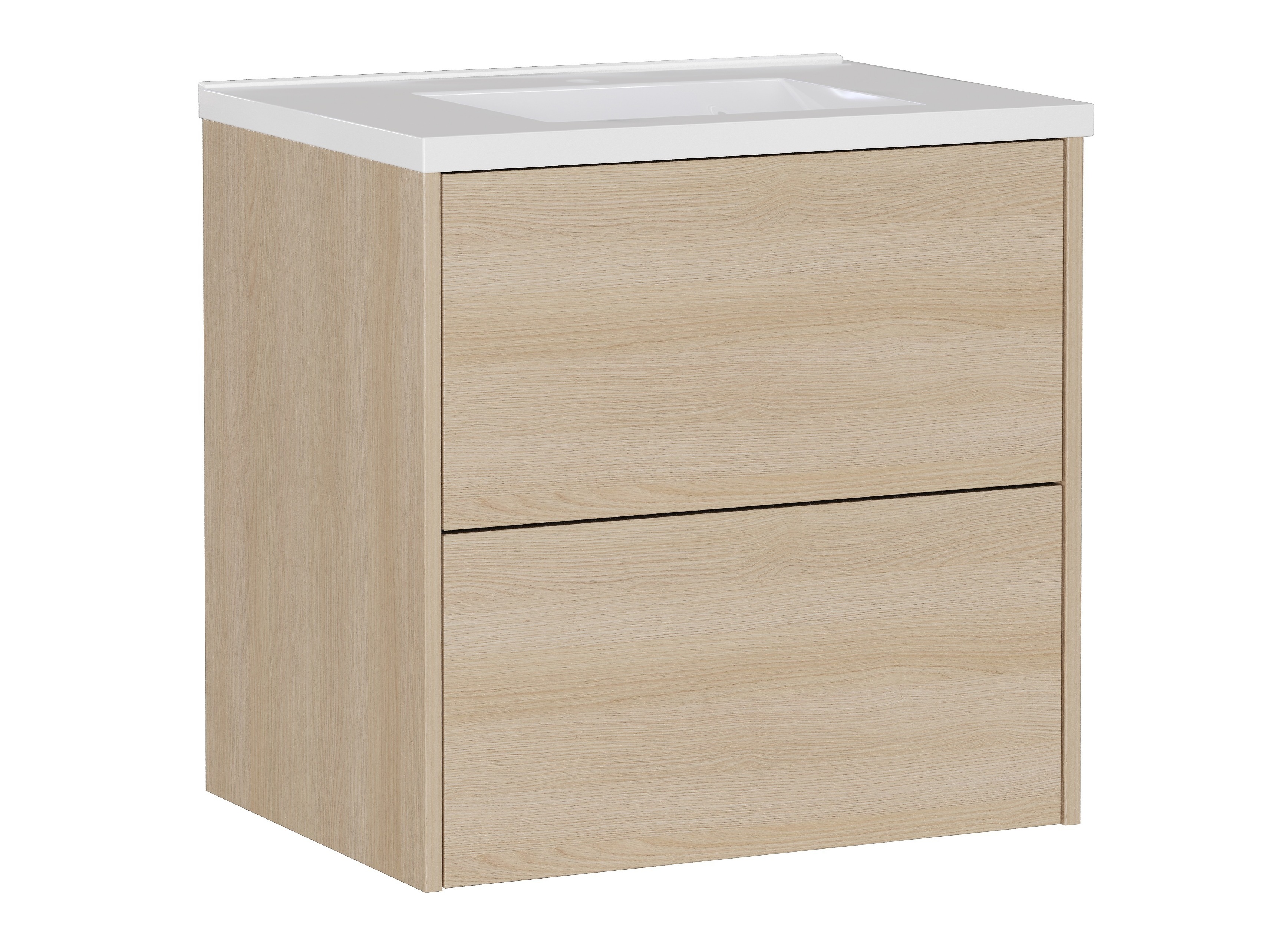 Piekarams vannas istabas skapītis izlietnei Sacramento 522 (Ozols)