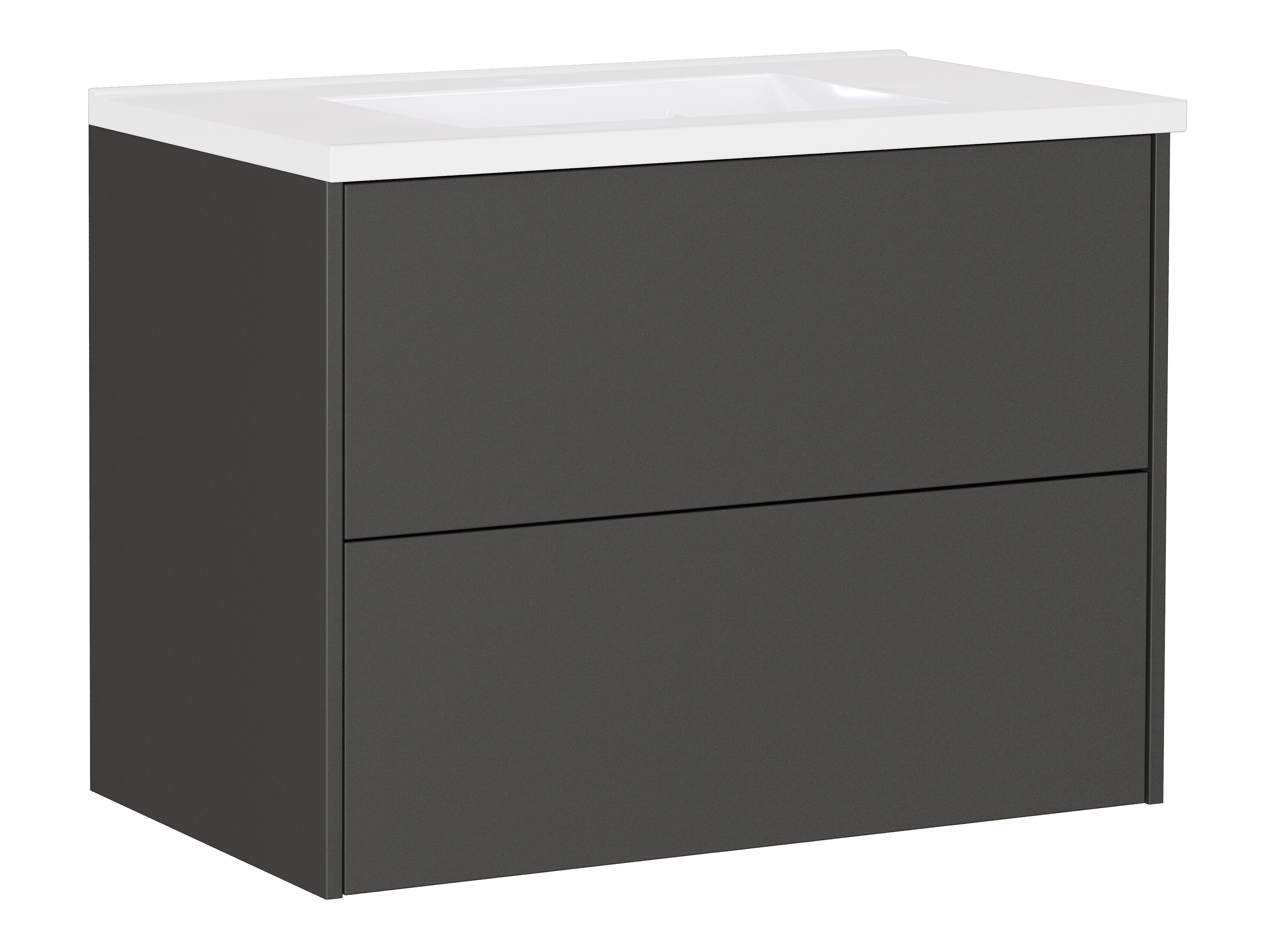 Piekarams vannas istabas skapītis izlietnei Sacramento 523 (Grafīts)