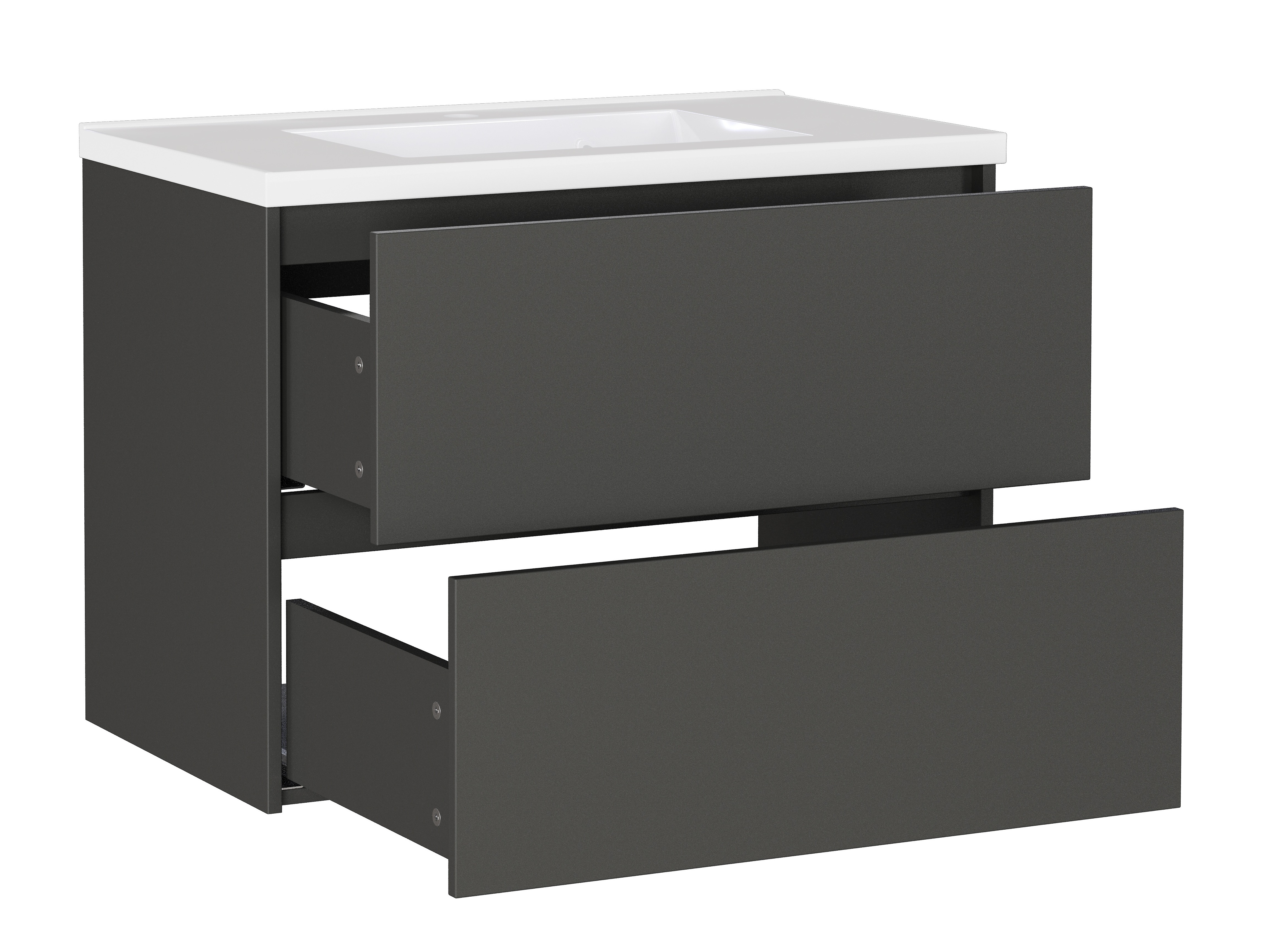 Piekarams vannas istabas skapītis izlietnei Sacramento 523 (Grafīts)