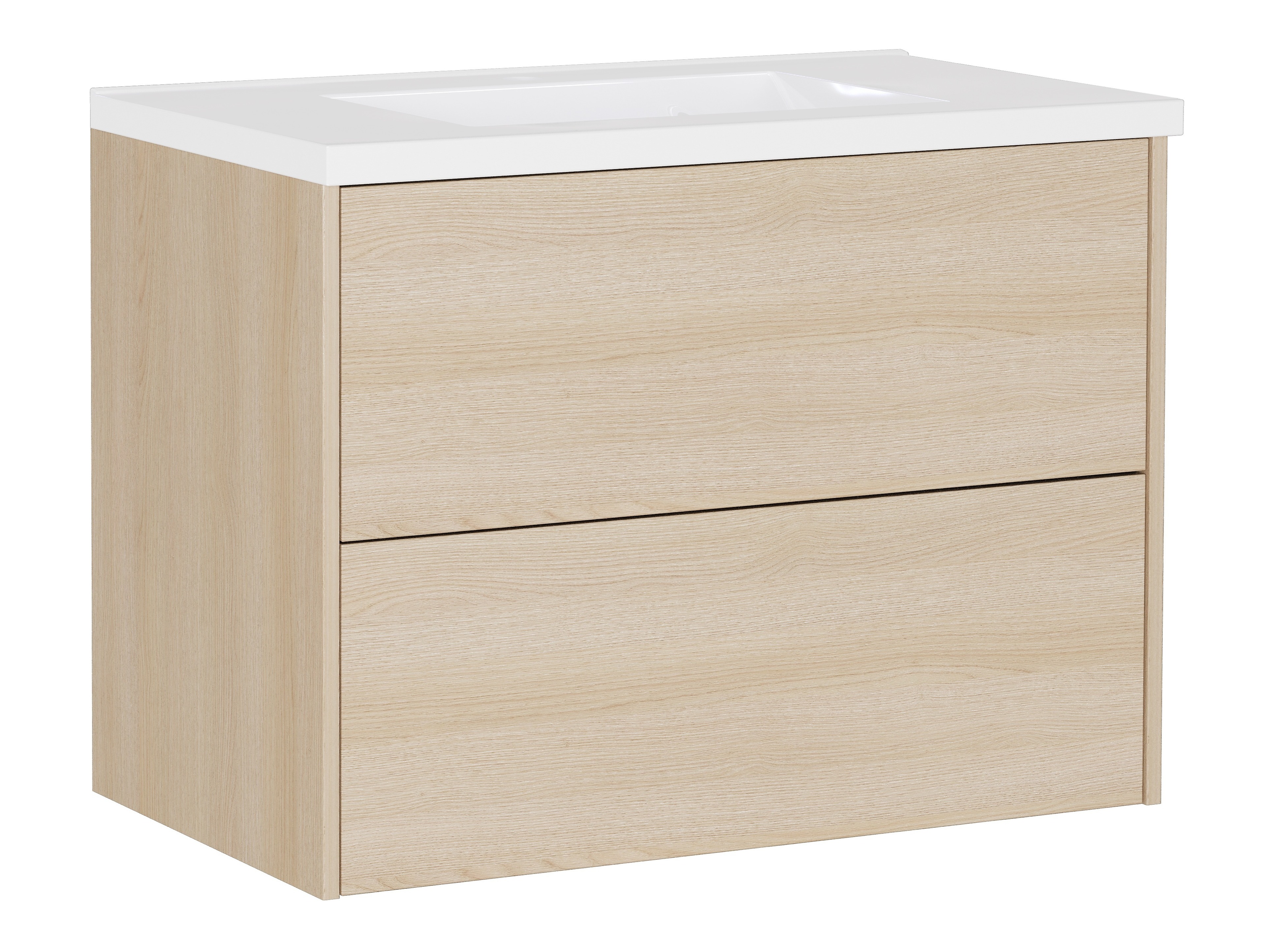 Piekarams vannas istabas skapītis izlietnei Sacramento 523 (Ozols)