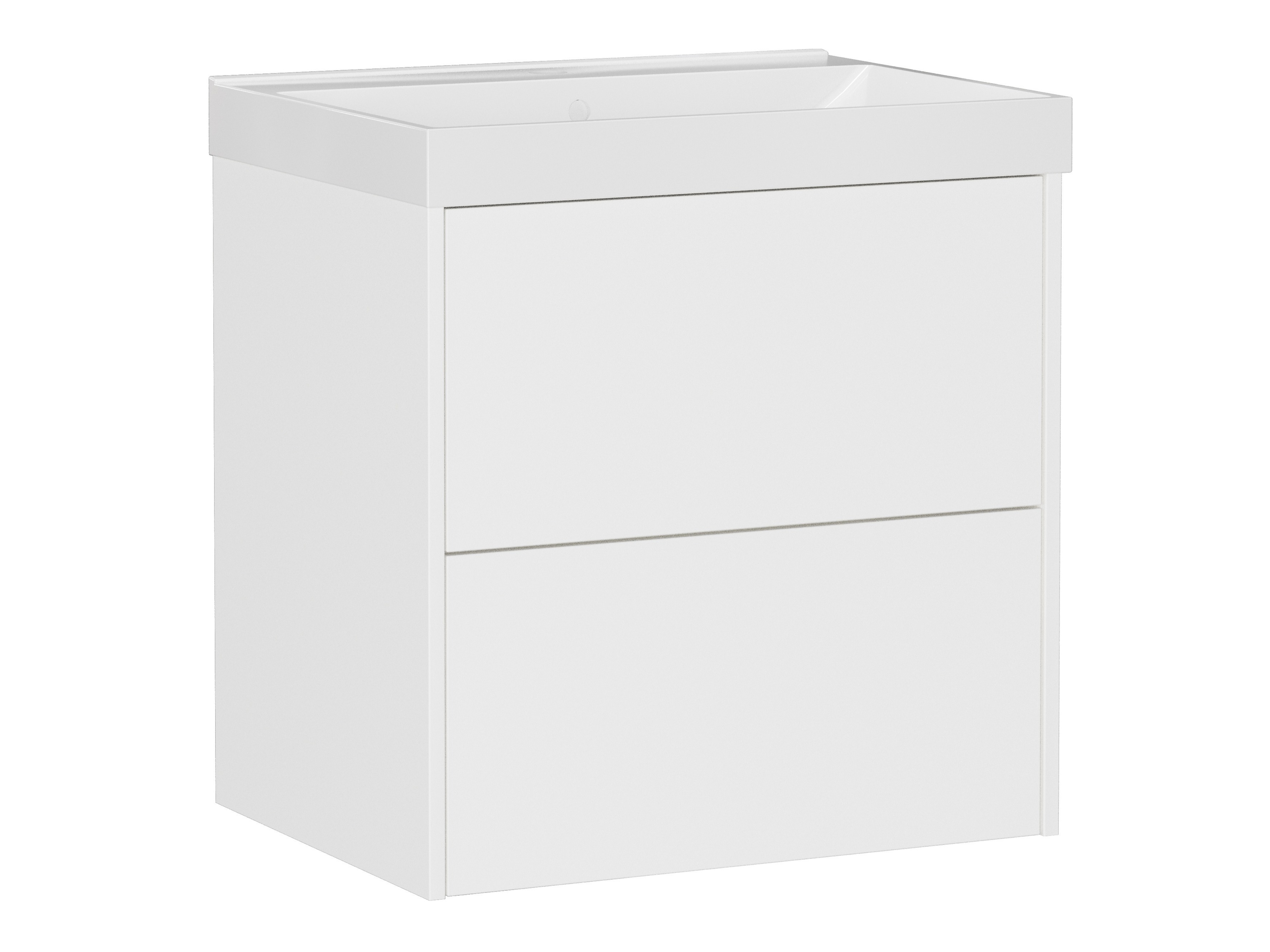 Piekarams vannas istabas skapītis izlietnei Sacramento 524 (Balts)