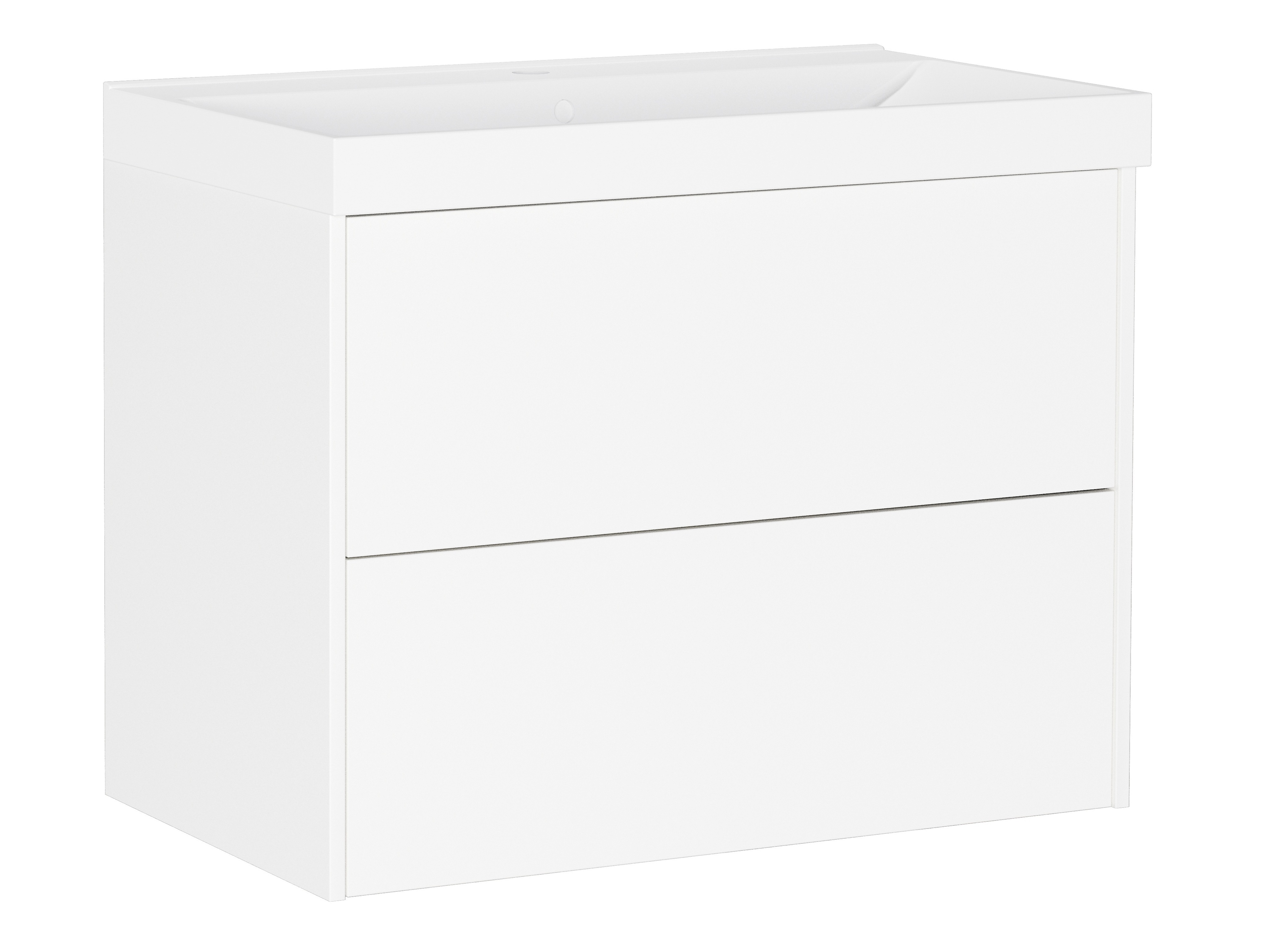 Piekarams vannas istabas skapītis izlietnei Sacramento 525 (Balts)