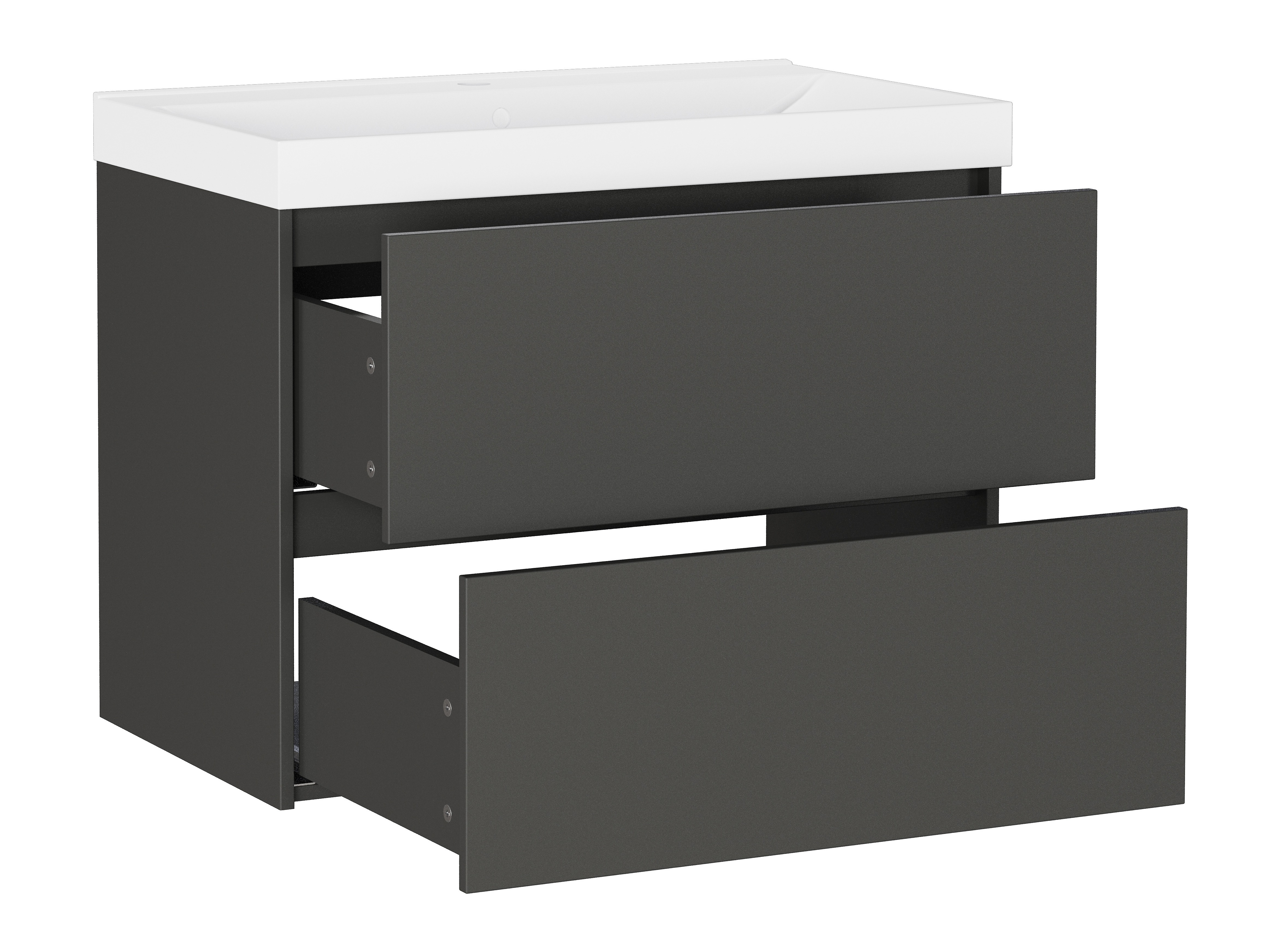 Piekarams vannas istabas skapītis izlietnei Sacramento 525 (Grafīts)