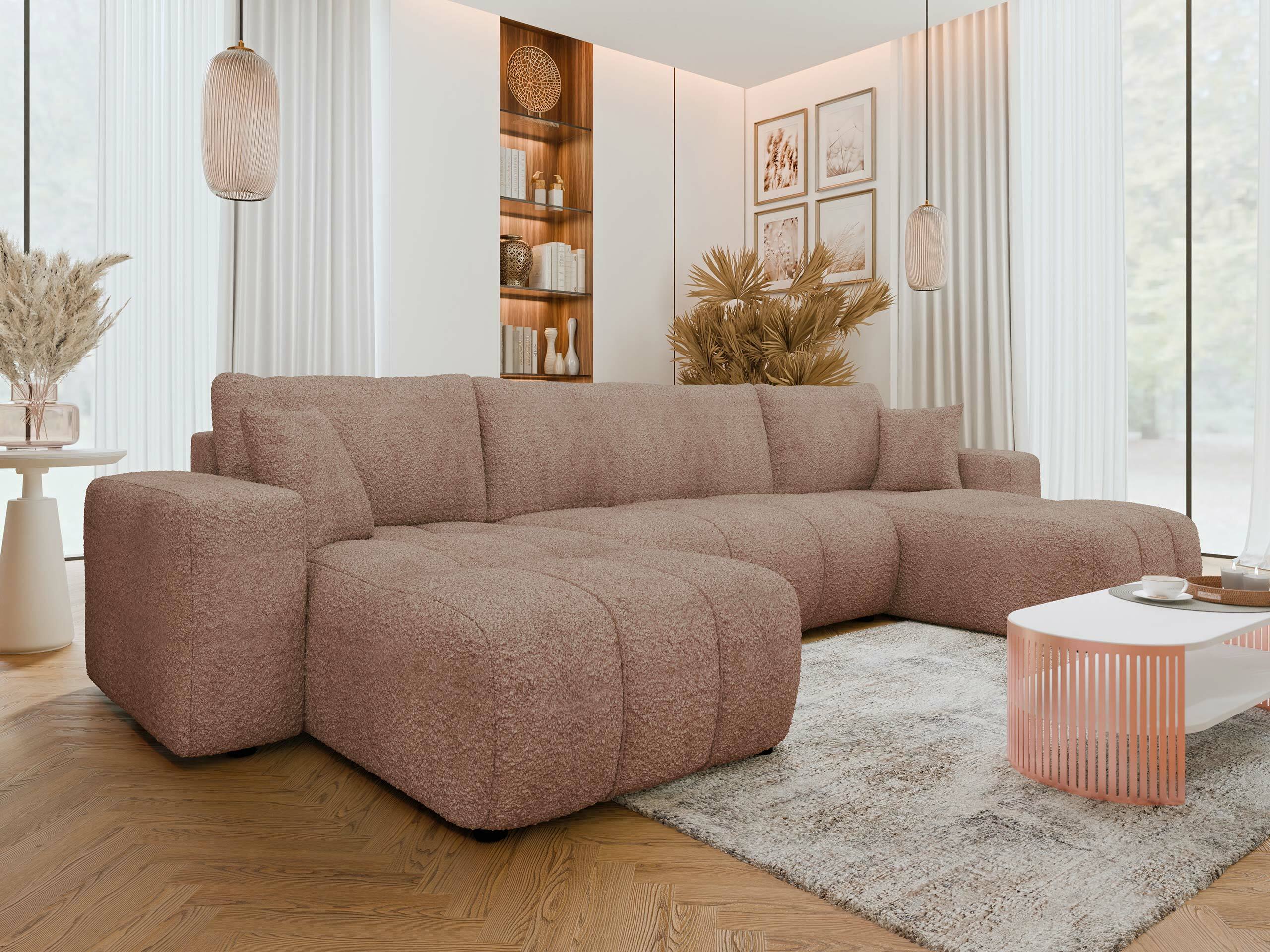 Stūra dīvāns Comfivo Laurus II (Coral 45)