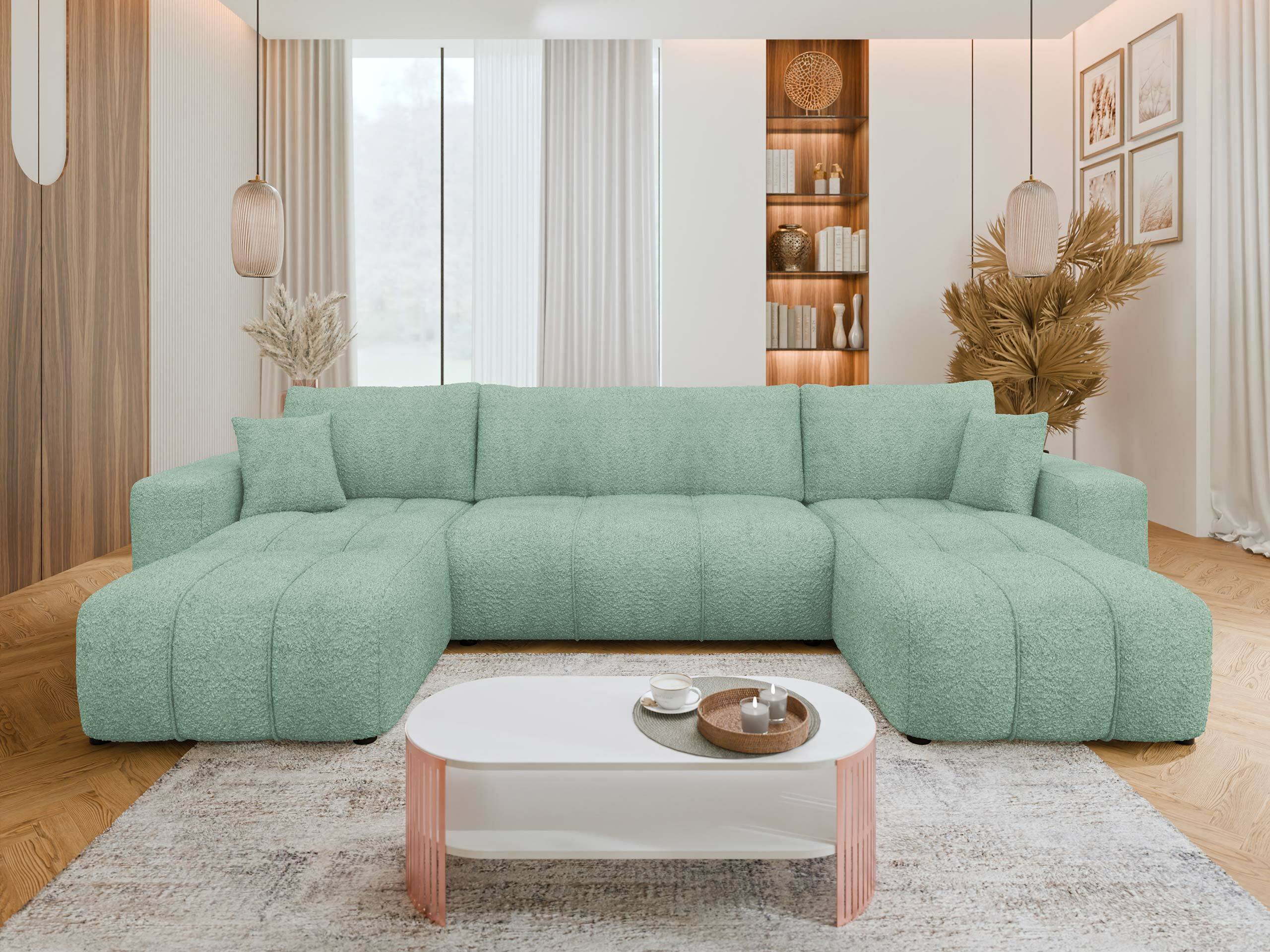 Stūra dīvāns Comfivo Laurus II (Coral 55)