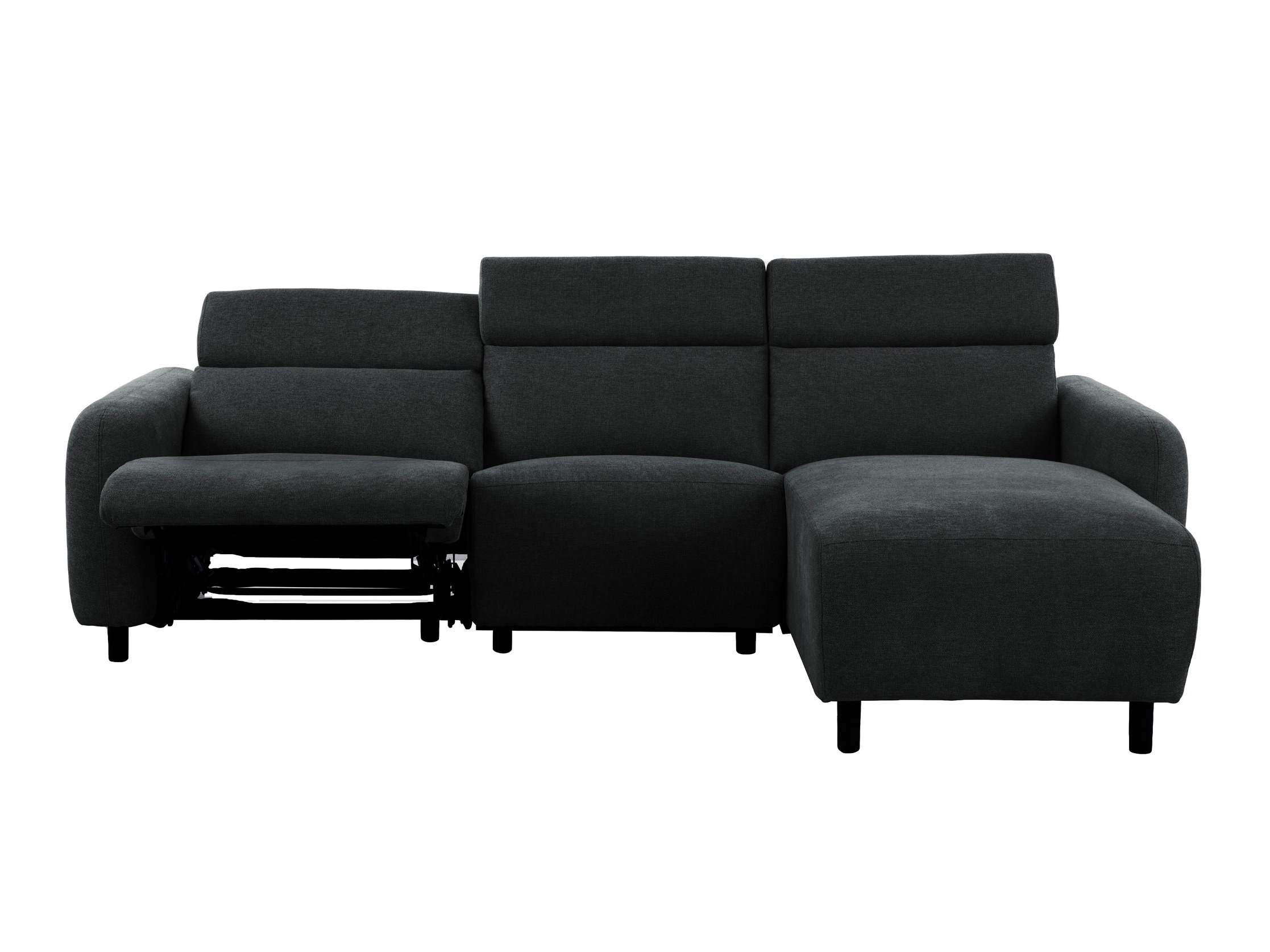 Stūra dīvāns reglaineris Denton 1510 (Antracīts)