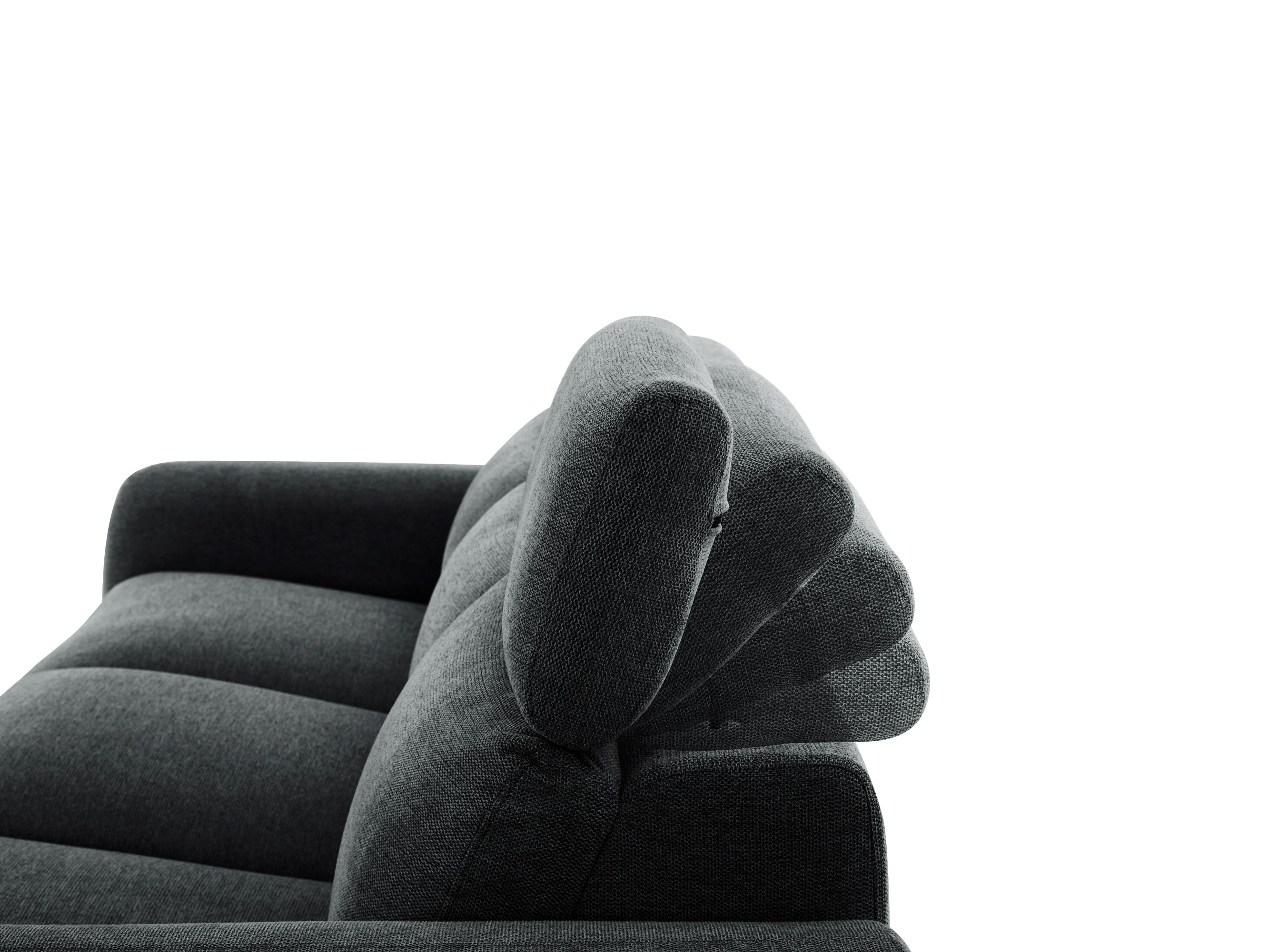 Stūra dīvāns reglaineris Denton 1510 (Antracīts)