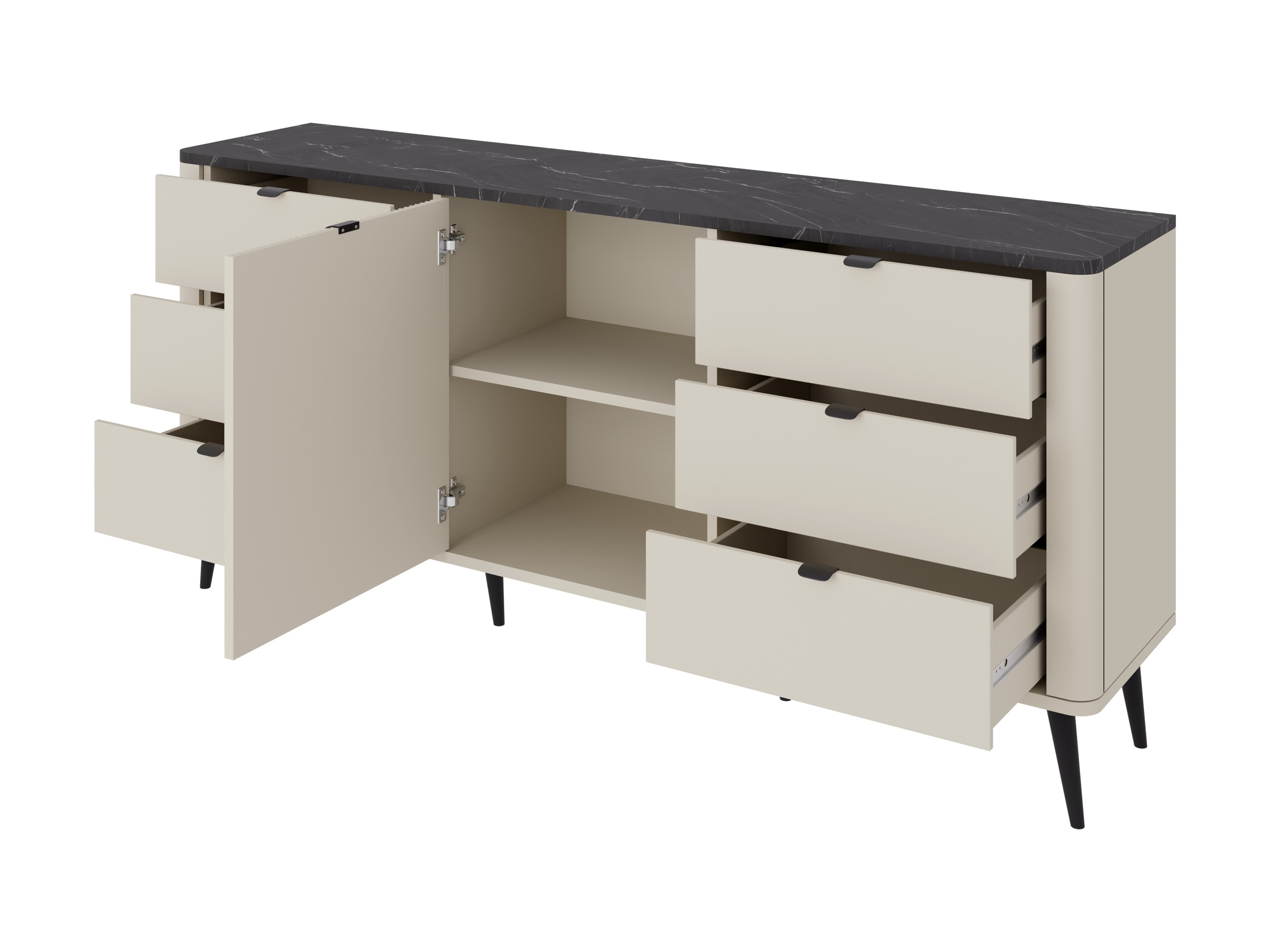 Viesistabas komplekts Lufela 122 (Kašmirs + Riekstkoks)