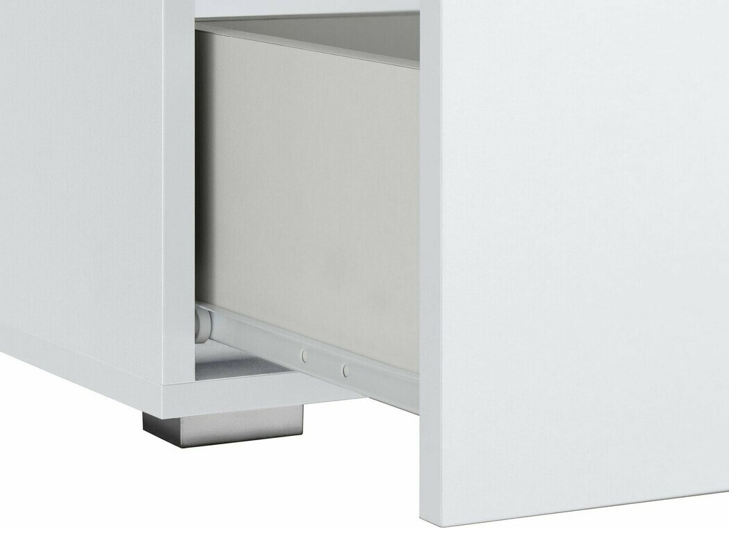 Stāvošs vannas istabas skapītis izlietnei Soncamu 110 (Balts)