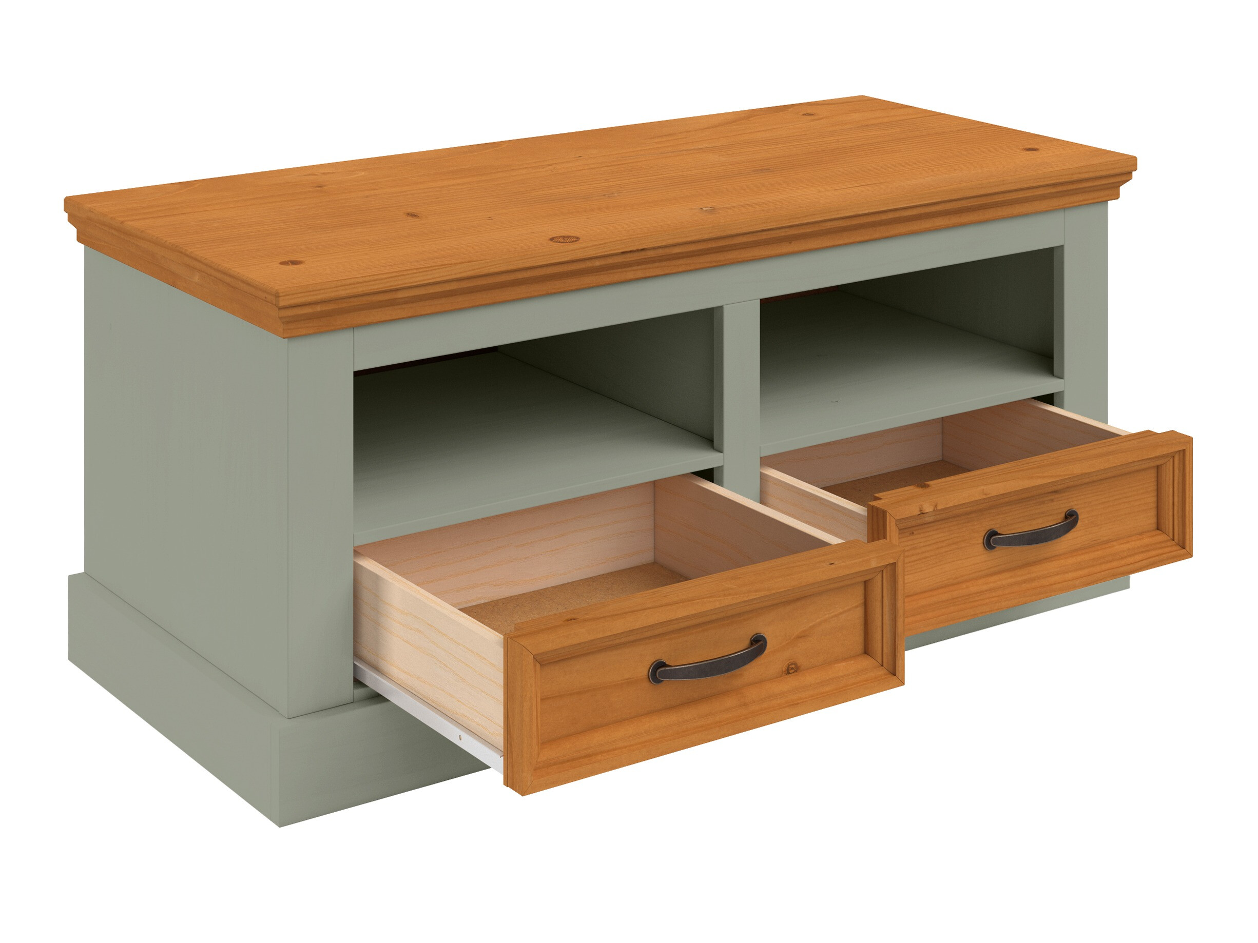 TV galds Tolelio 128 (Zaļš + Priede)