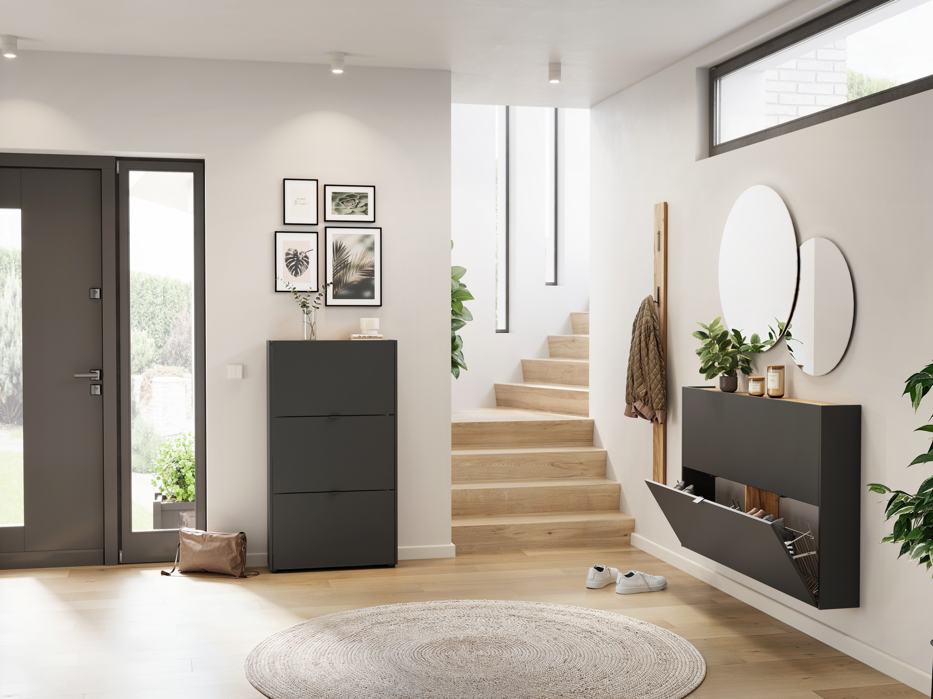 Kurpju kaste Cirsale 113 (Navarra ozols + Grafīts)