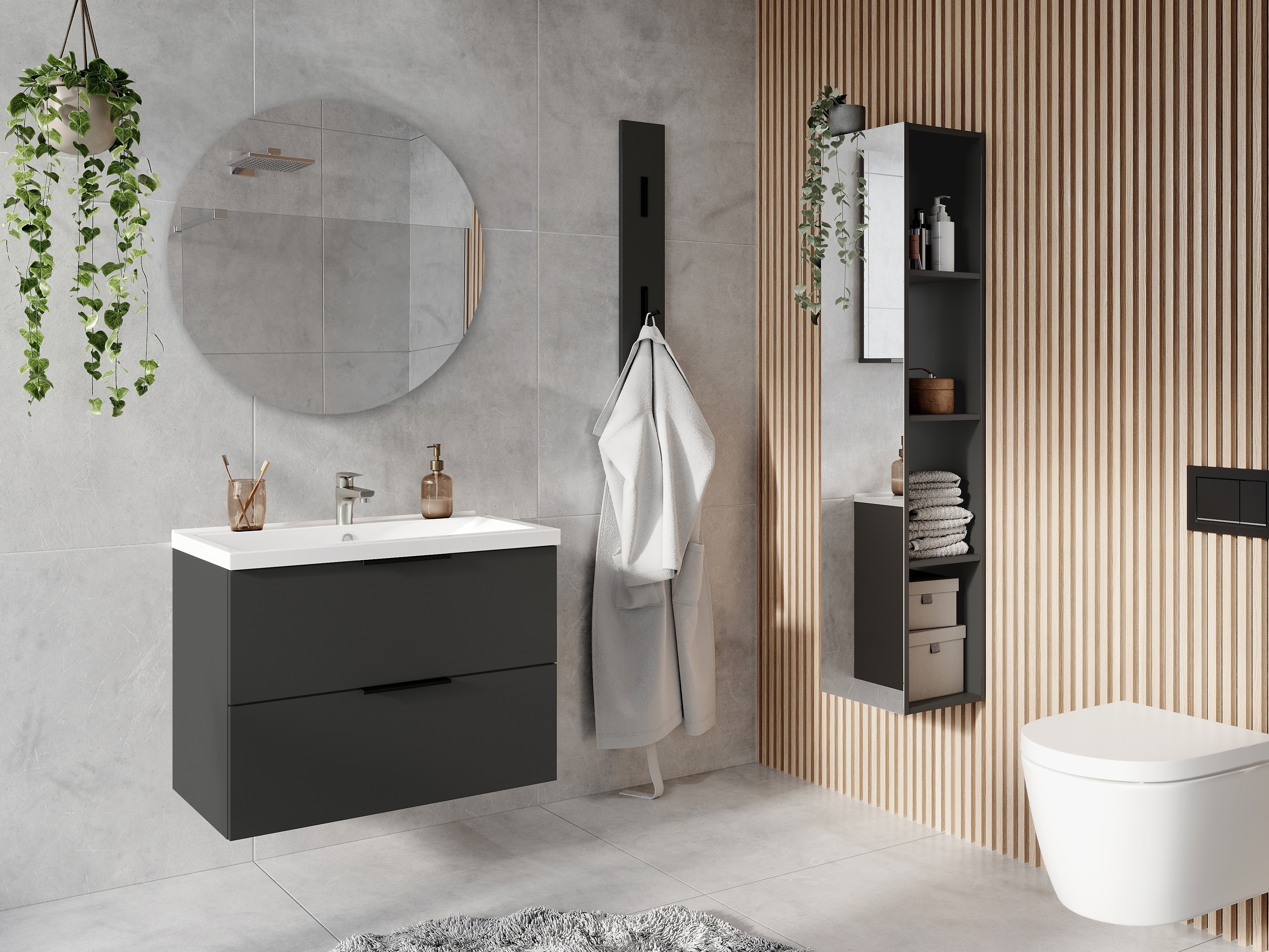 Piekarams vannas istabas skapītis izlietnei Temeli 110