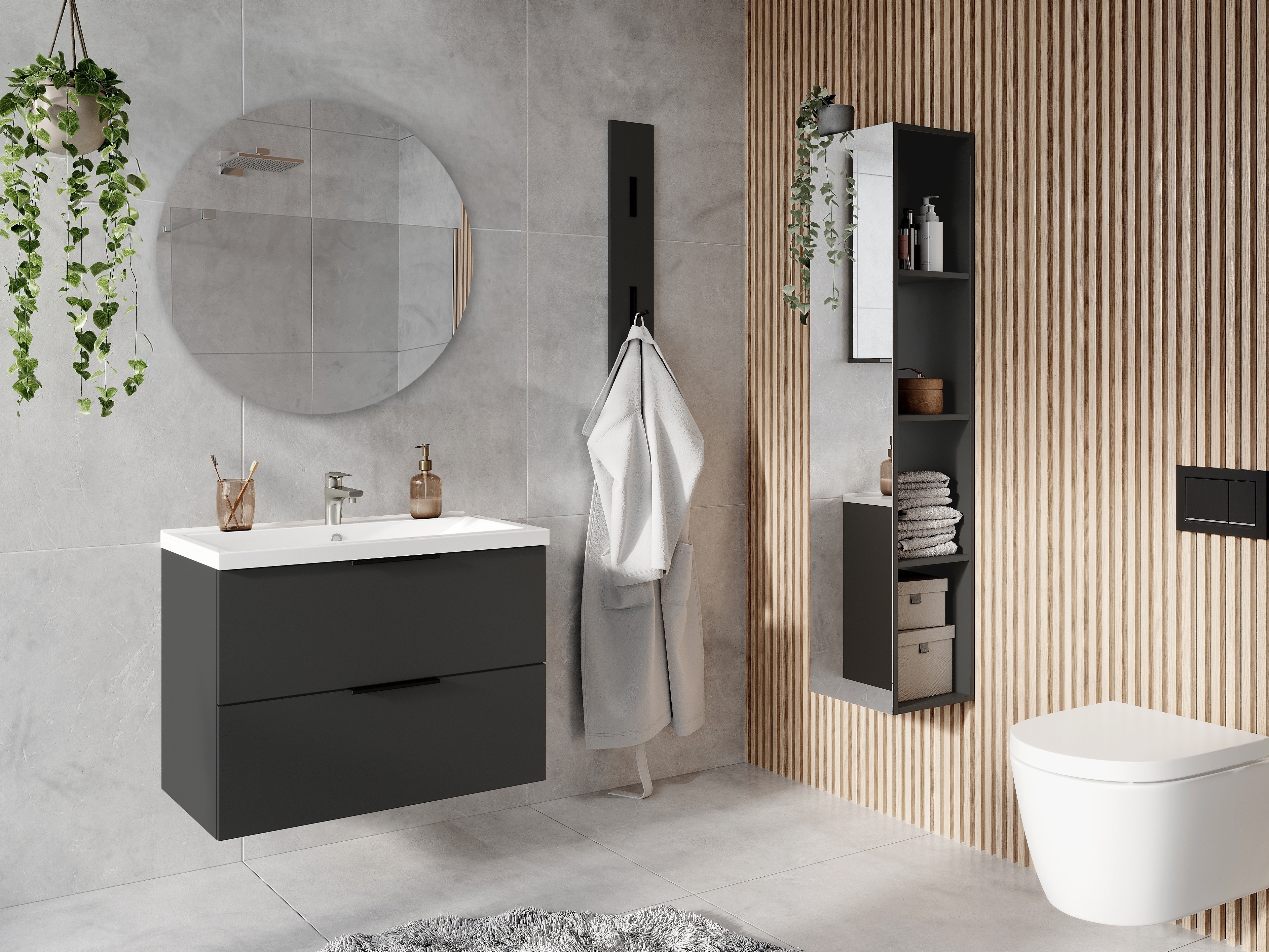 Piekarams vannas istabas skapītis izlietnei Temeli 111