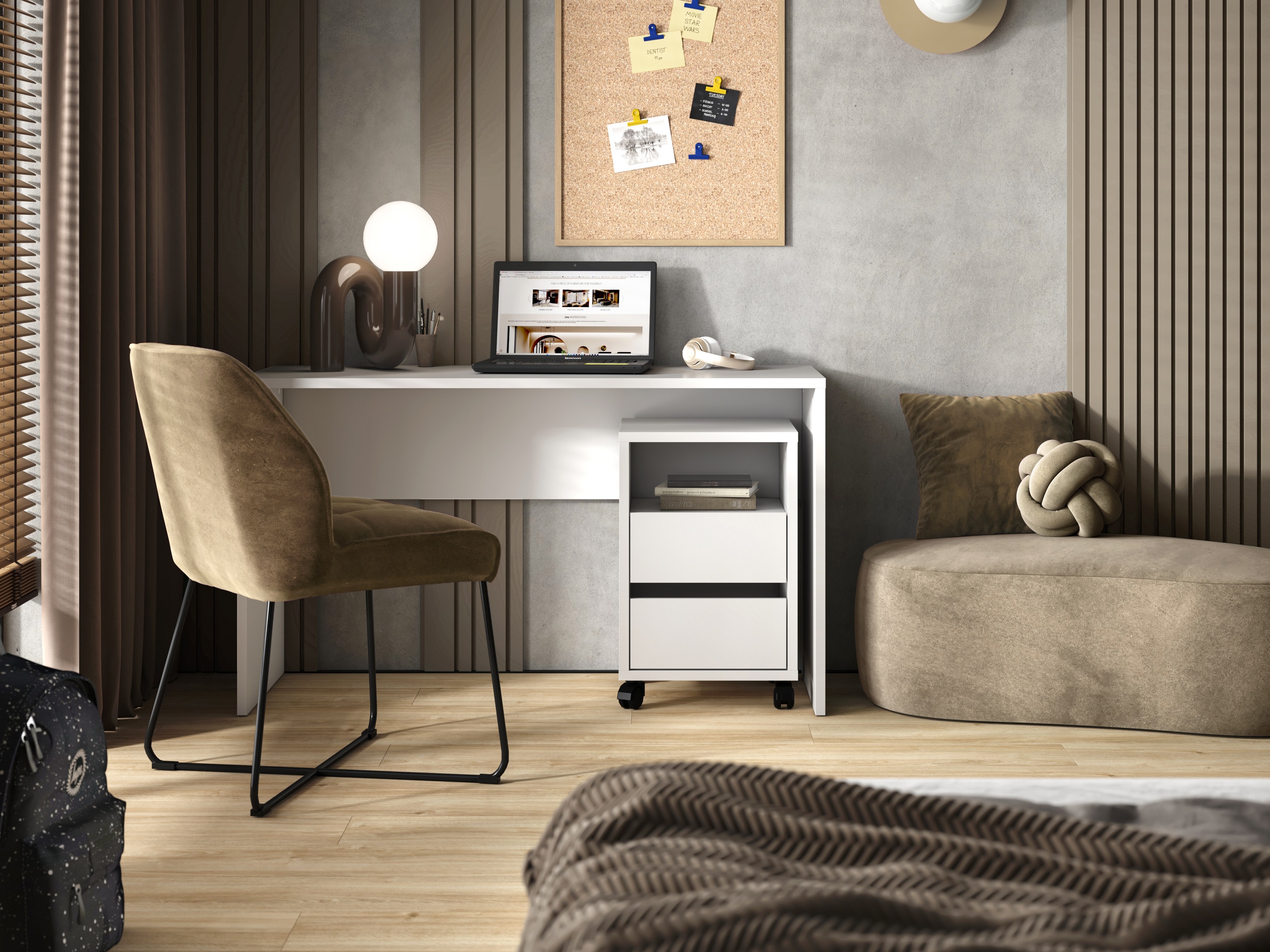 Rakstāmgalds Austin 347 (Balts)