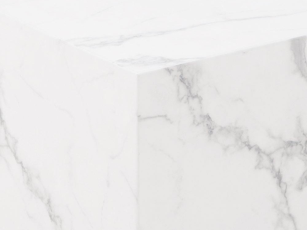 Žurnālu galdiņu komplekts Norsica 603 (Balts marmors)