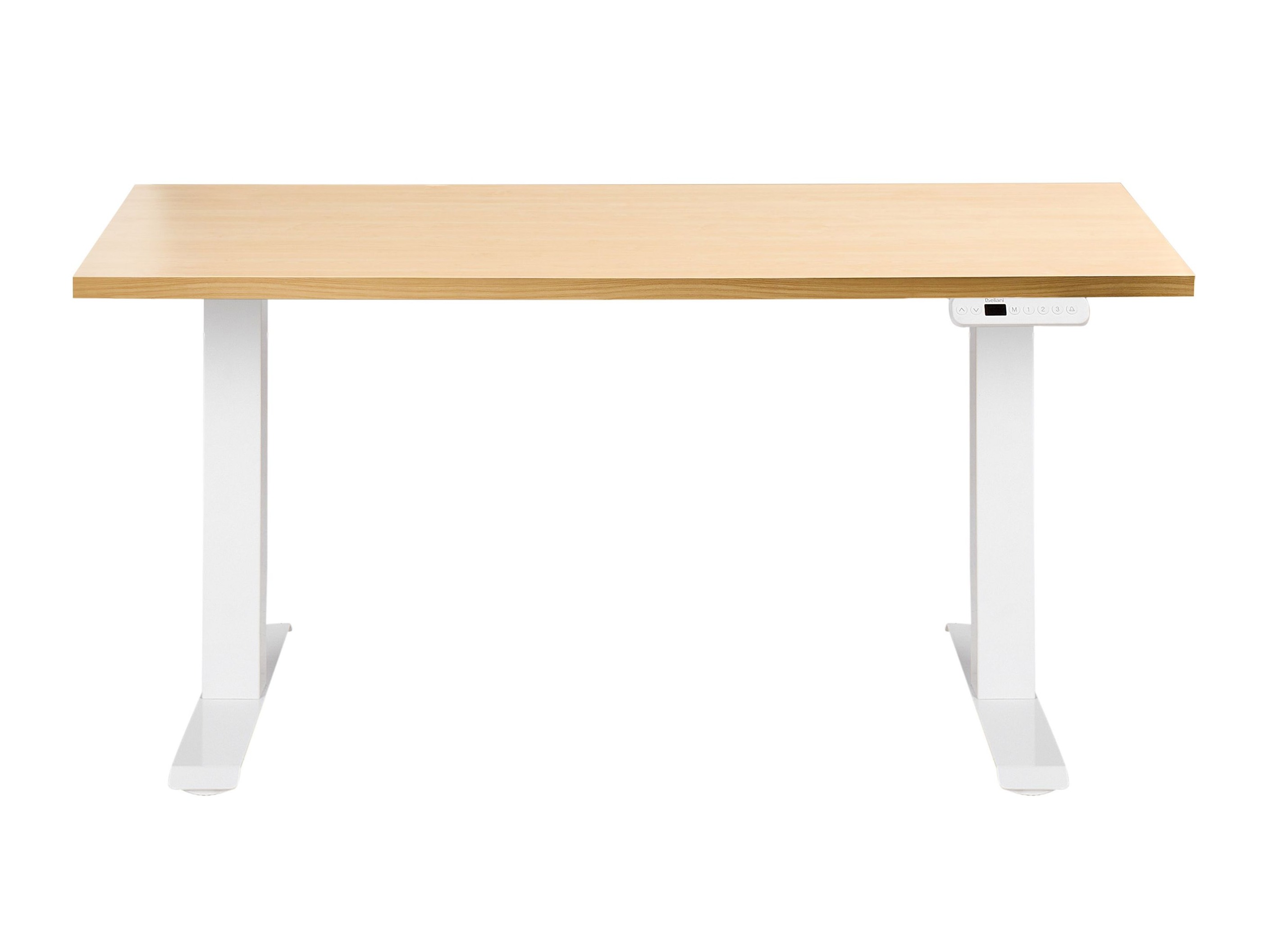 Rakstāmgalds ar regulējamu augstumu Berwyn 2863 (Gaišs koks + Balts)