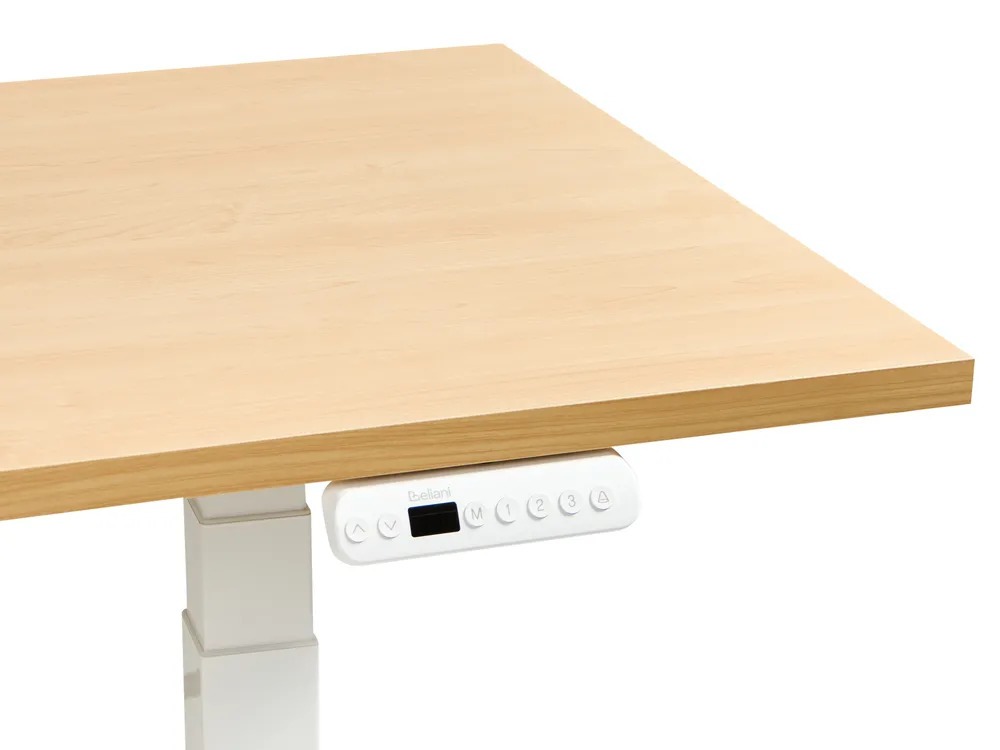 Rakstāmgalds ar regulējamu augstumu Berwyn 2863 (Gaišs koks + Balts)
