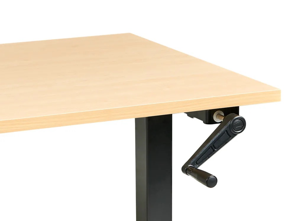 Rakstāmgalds ar regulējamu augstumu Berwyn 2864 (Gaišs koks + Melns)