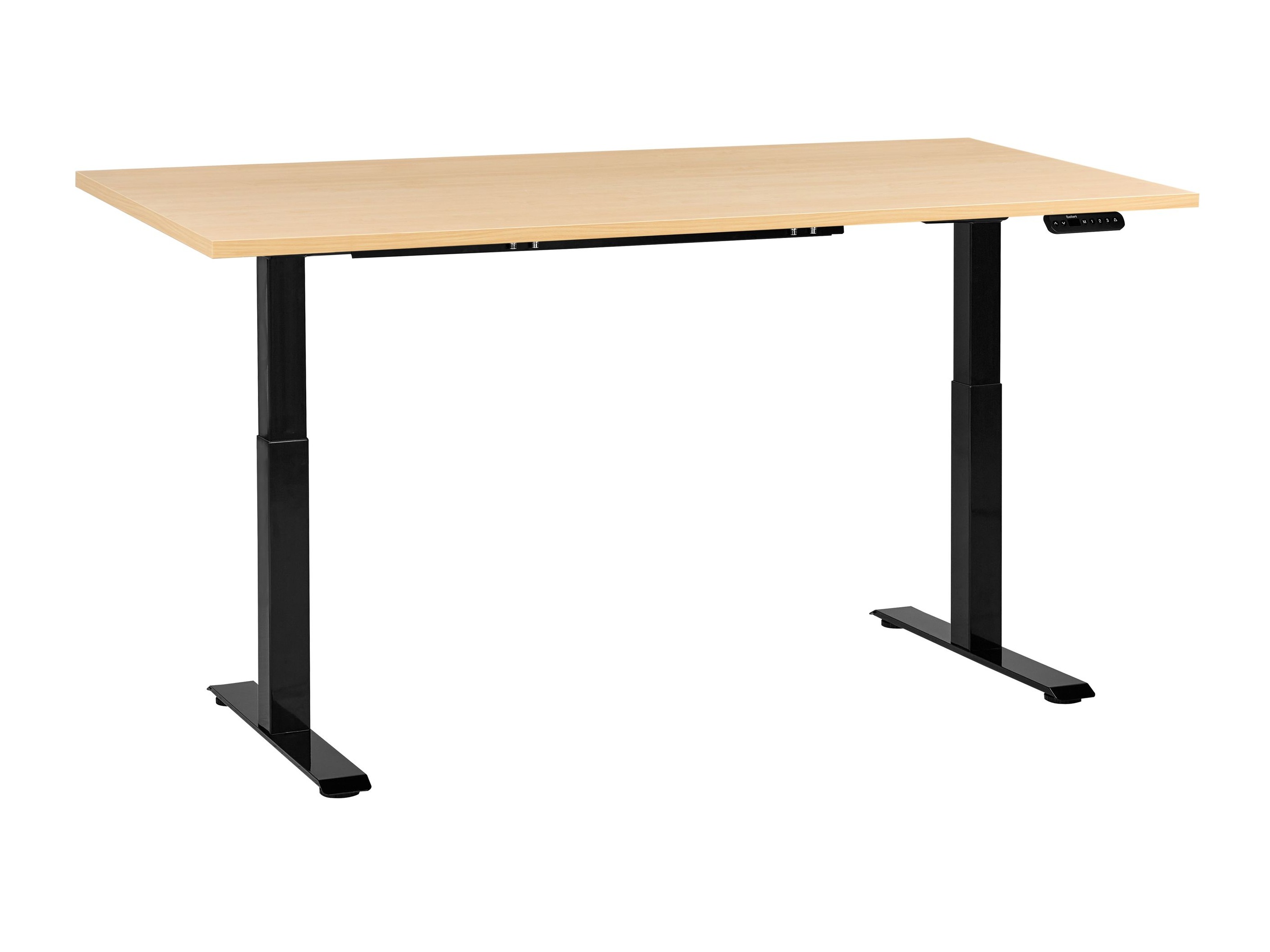 Rakstāmgalds ar regulējamu augstumu Berwyn 2865 (Gaišs koks + Melns)