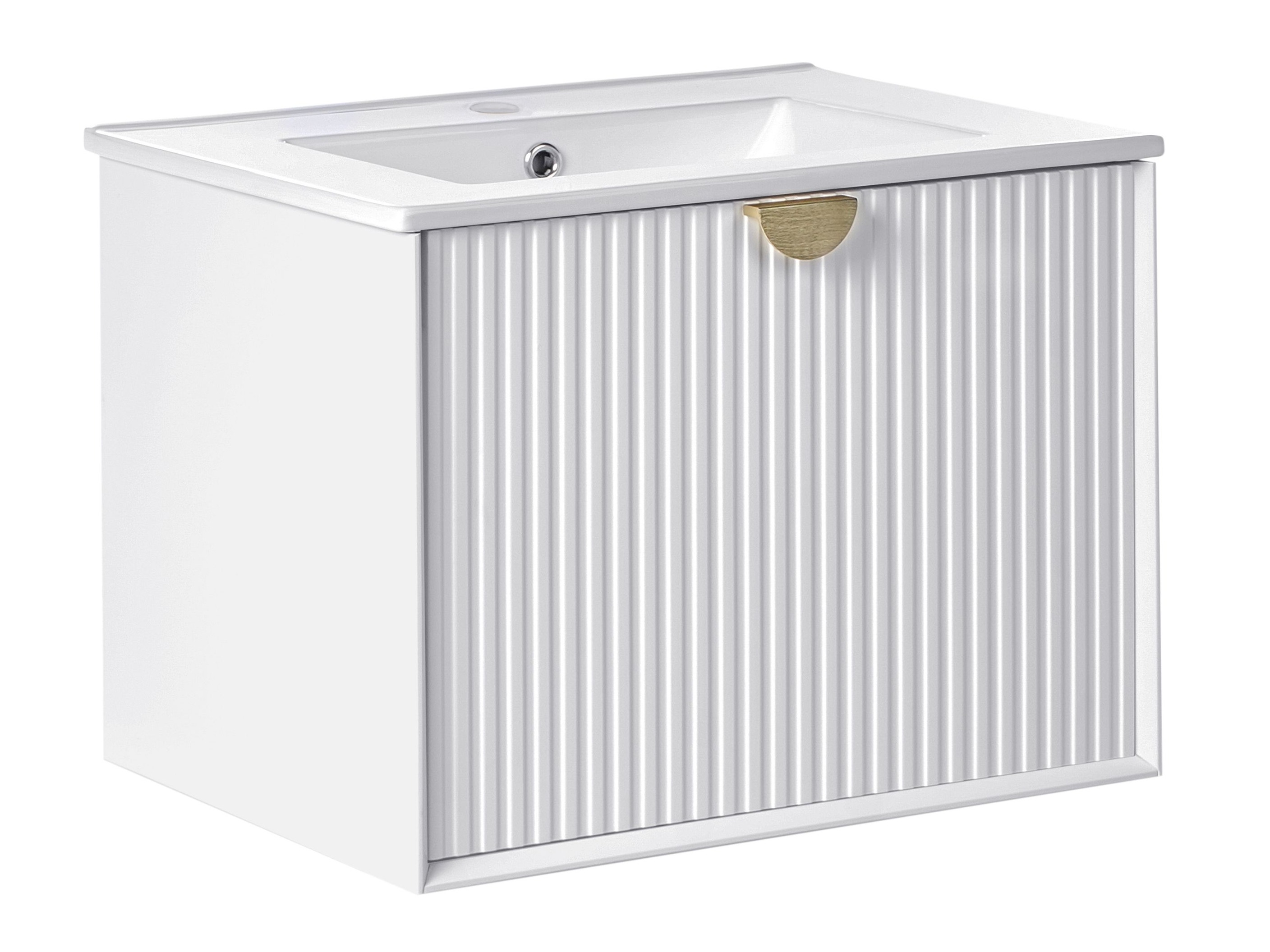 Piekarams vannas istabas skapītis izlietnei Berwyn 2870 (Balts)