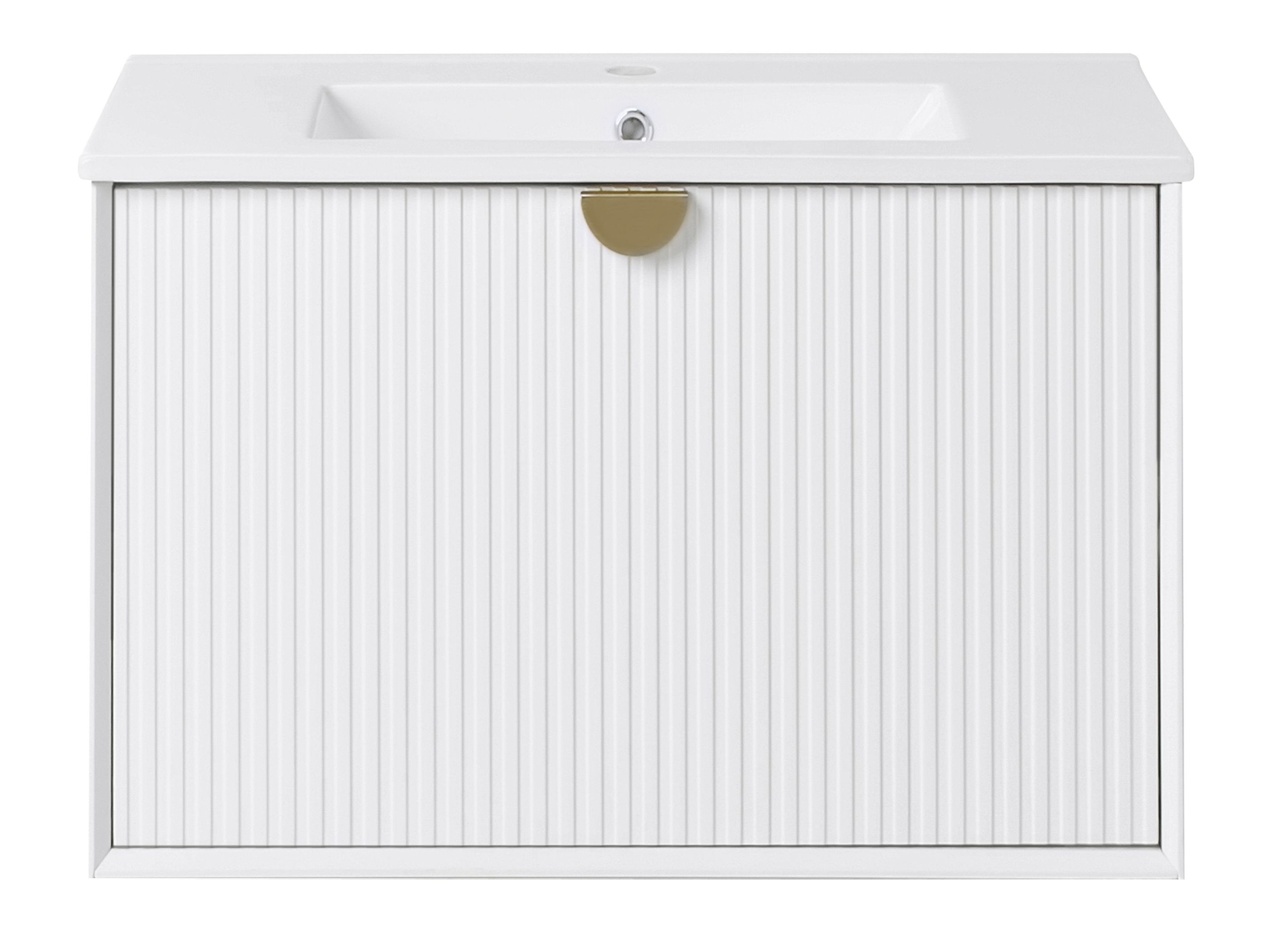 Piekarams vannas istabas skapītis izlietnei Berwyn 2870 (Balts)