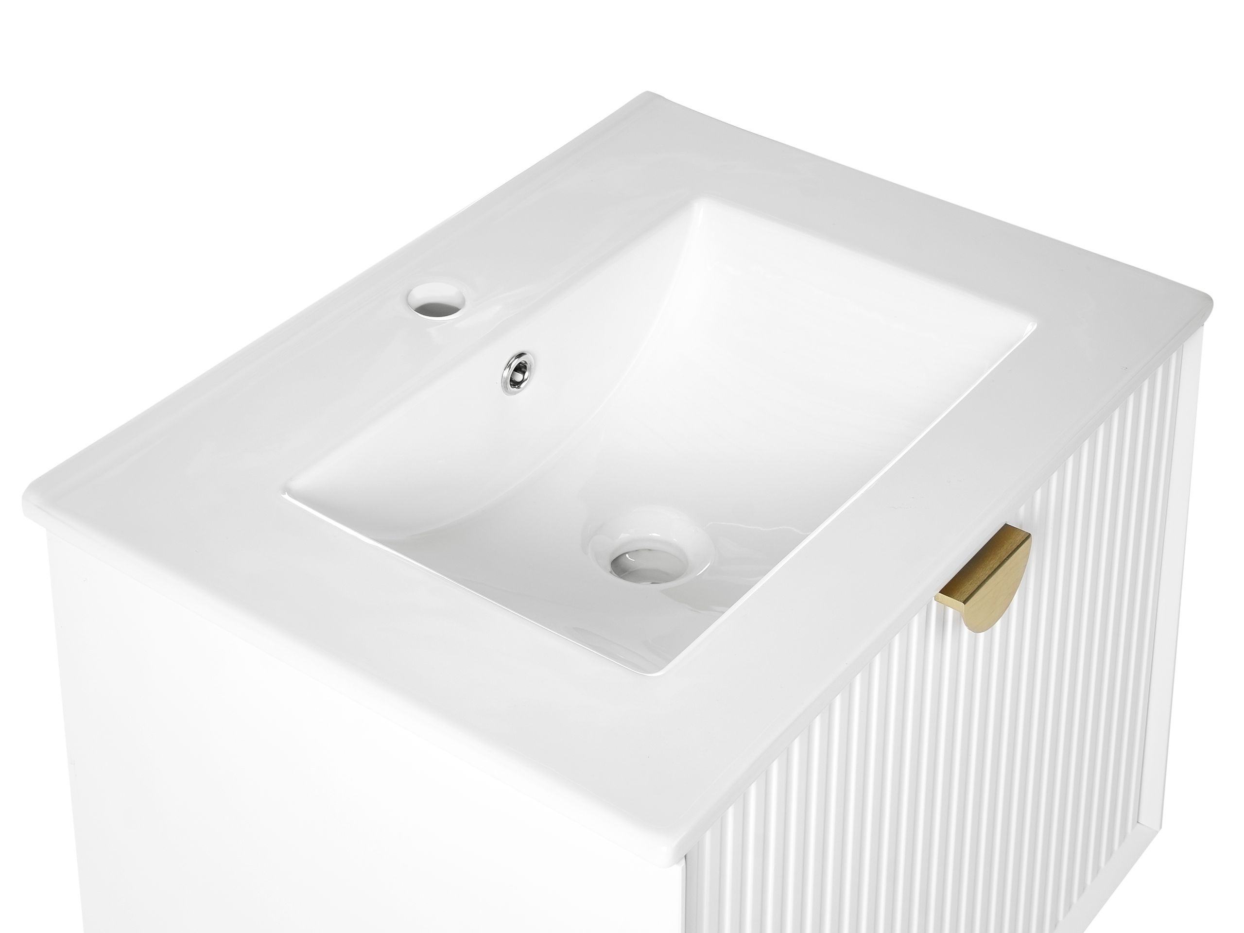 Piekarams vannas istabas skapītis izlietnei Berwyn 2870 (Balts)