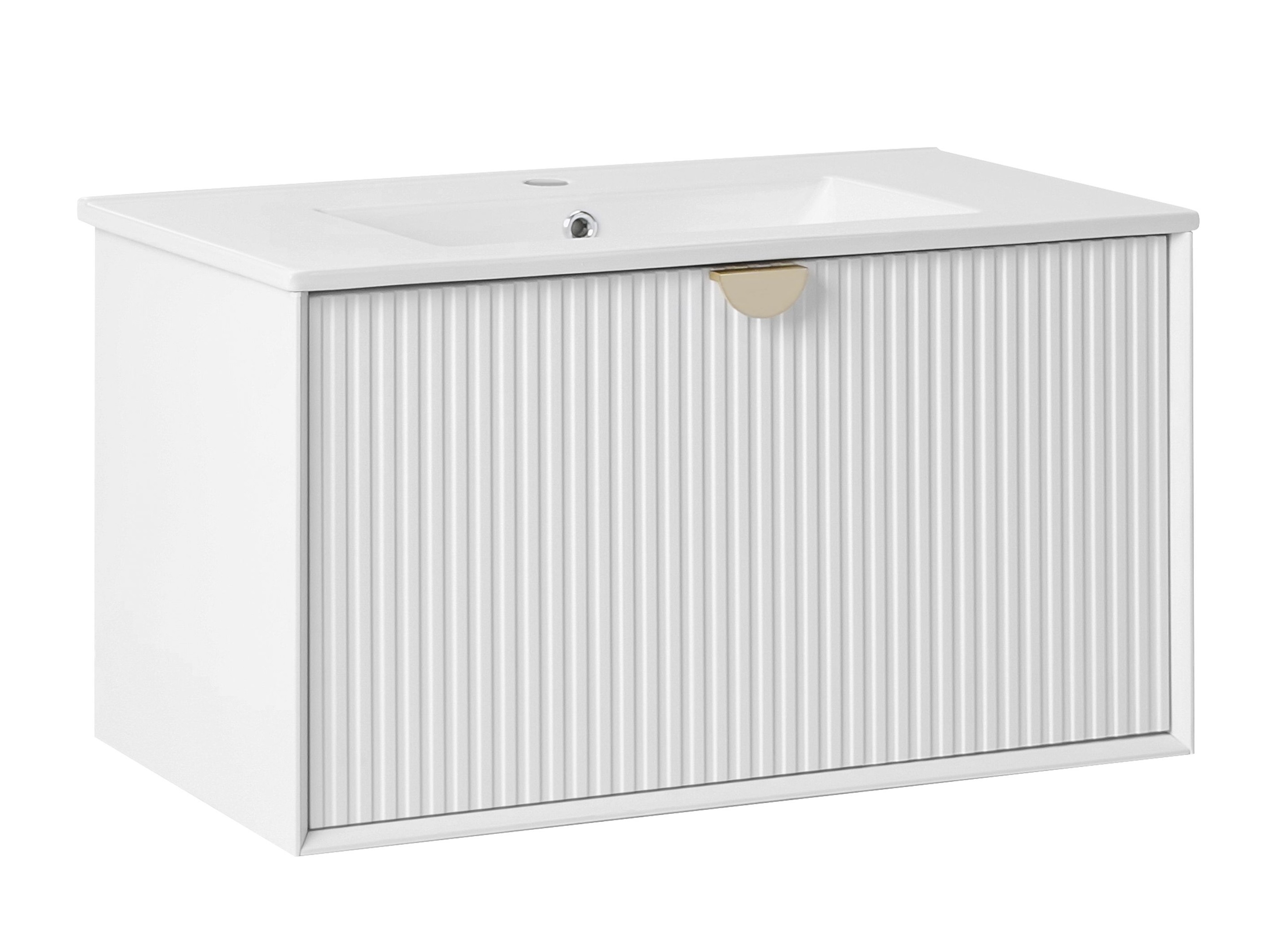 Piekarams vannas istabas skapītis izlietnei Berwyn 2871 (Balts)