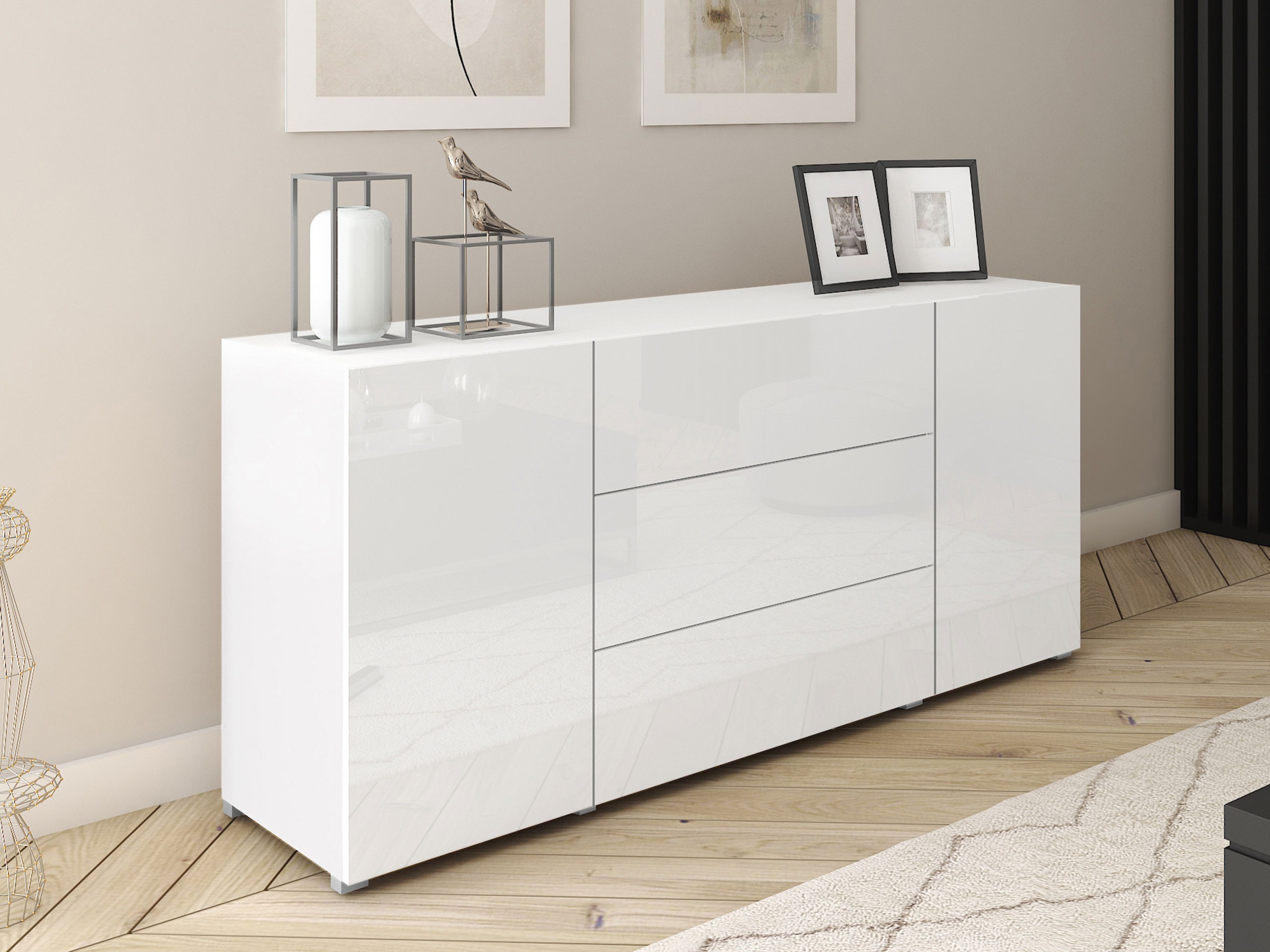 Kumode Sarasota 191 (Balts + Glancēts balts)