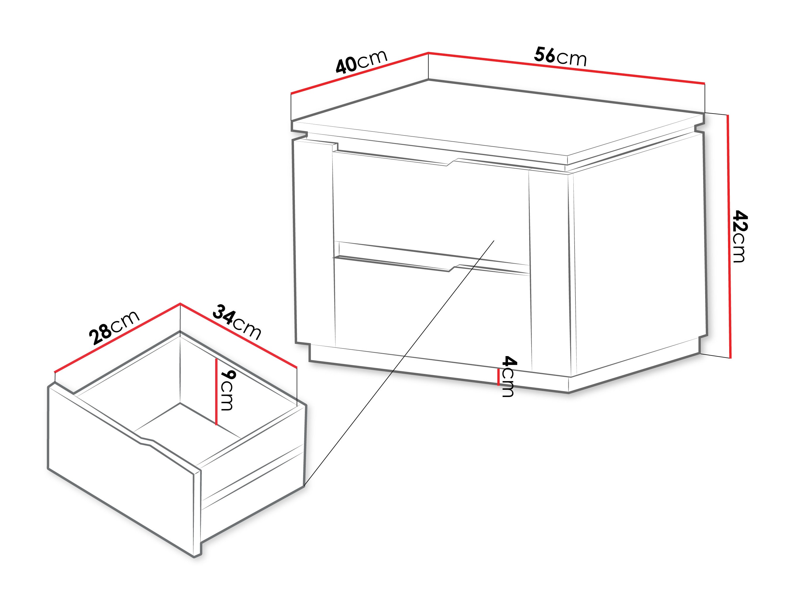 Naktsgaldiņš Comfivo Elivelo 103