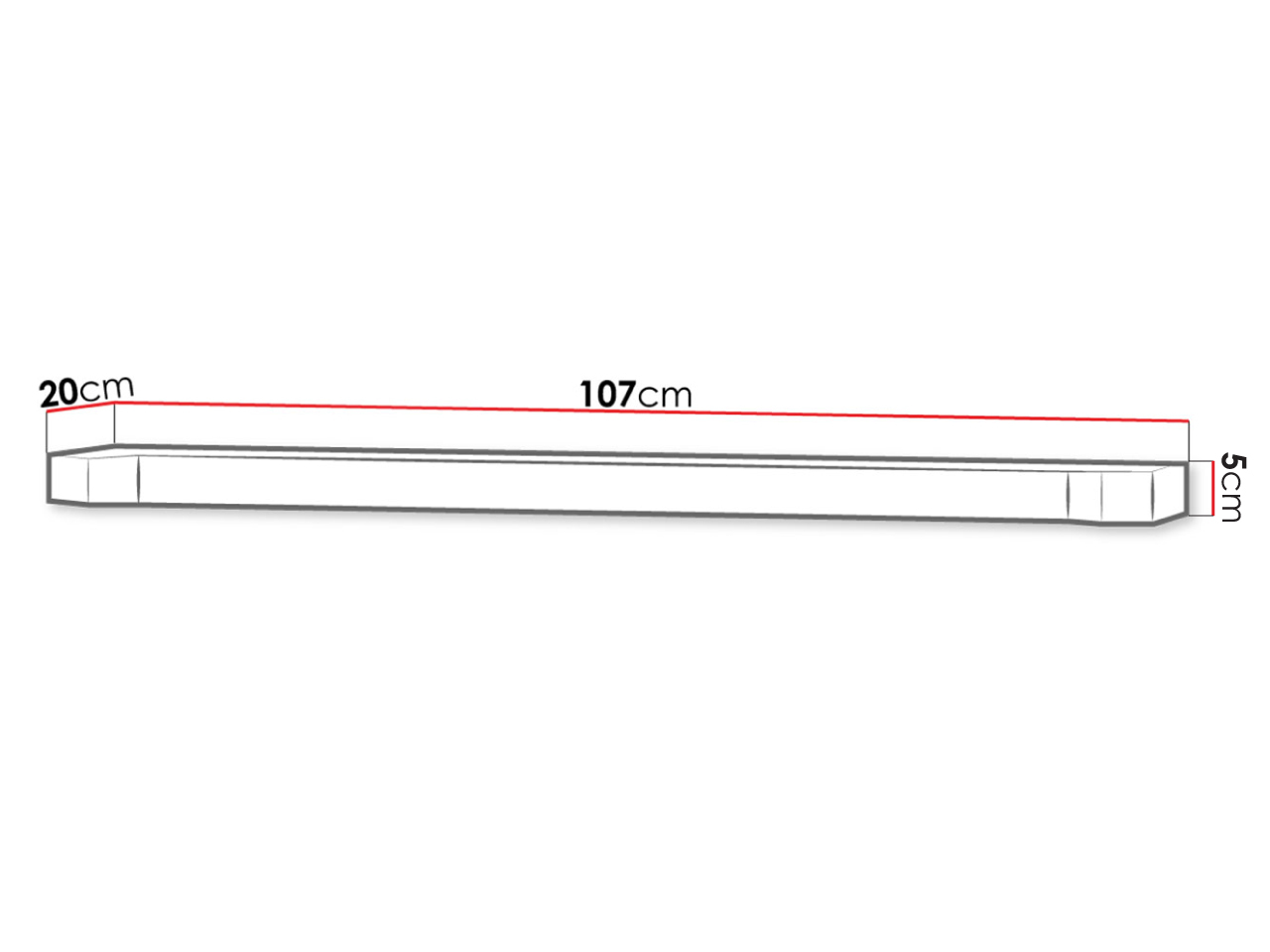 Piekarams plaukts Lorelie 109 (Trifele ozols)