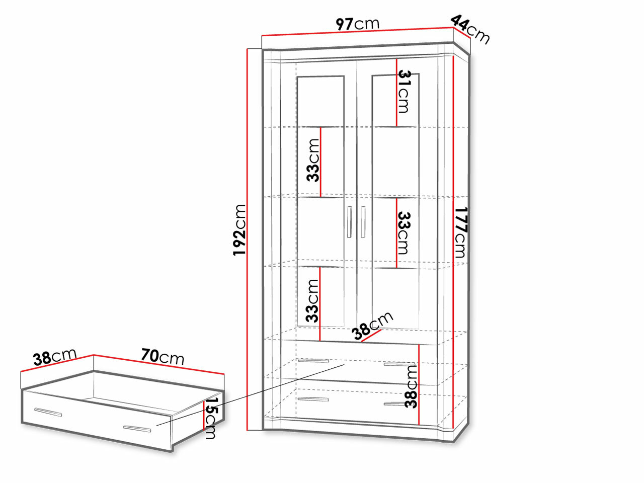 Plaukts Lorelie 116 (Trifele ozols)