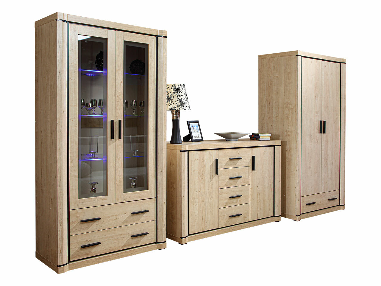 Viesistabas komplekts Lorelie 125 (Sonomas ozols)