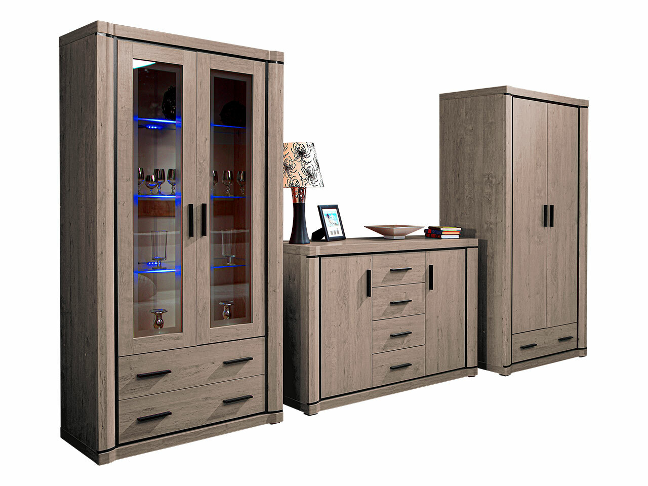 Viesistabas komplekts Lorelie 125 (Trifele ozols)