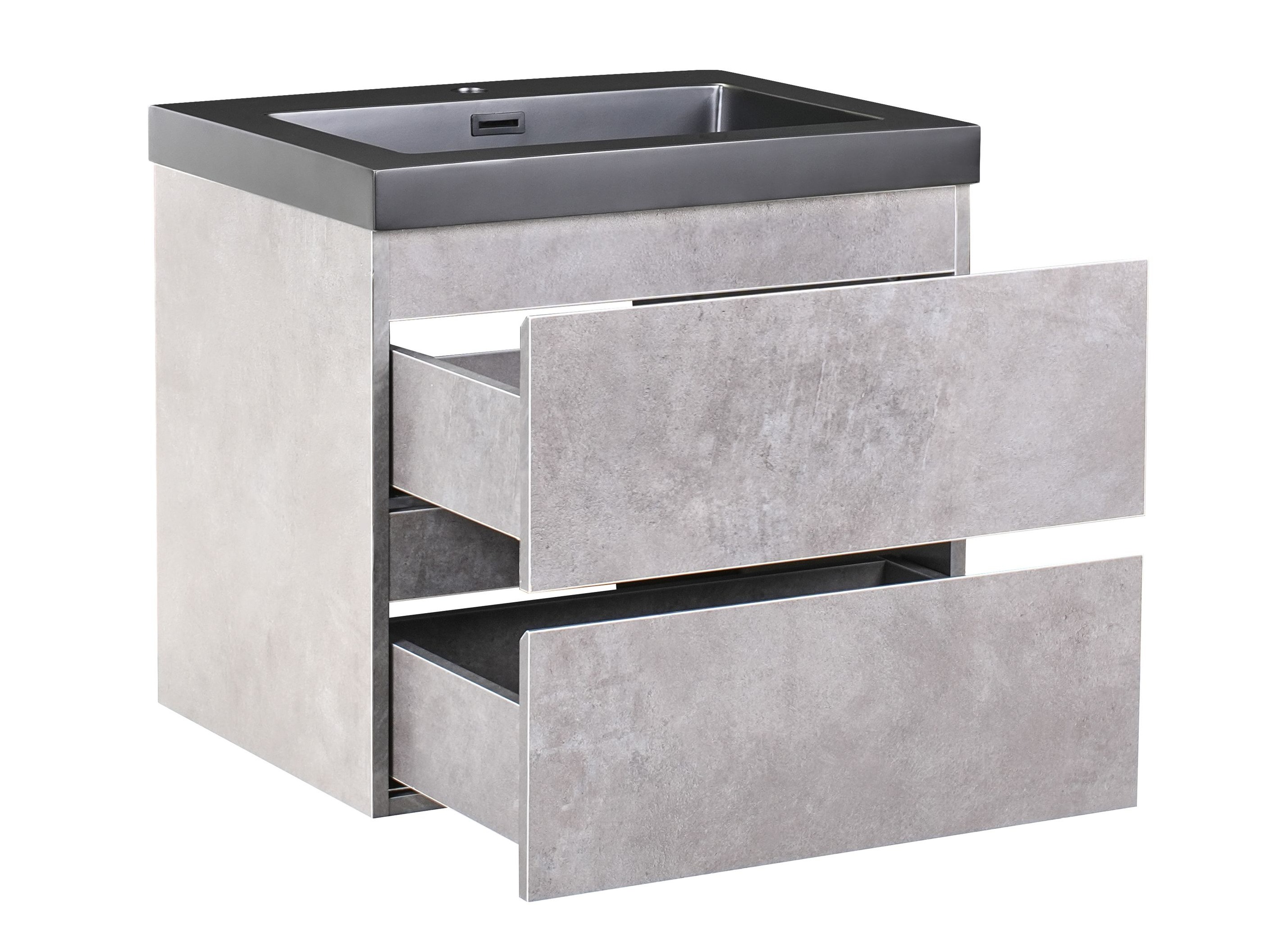 Piekarams vannas istabas skapītis izlietnei Berwyn 2872 (Pelēks)