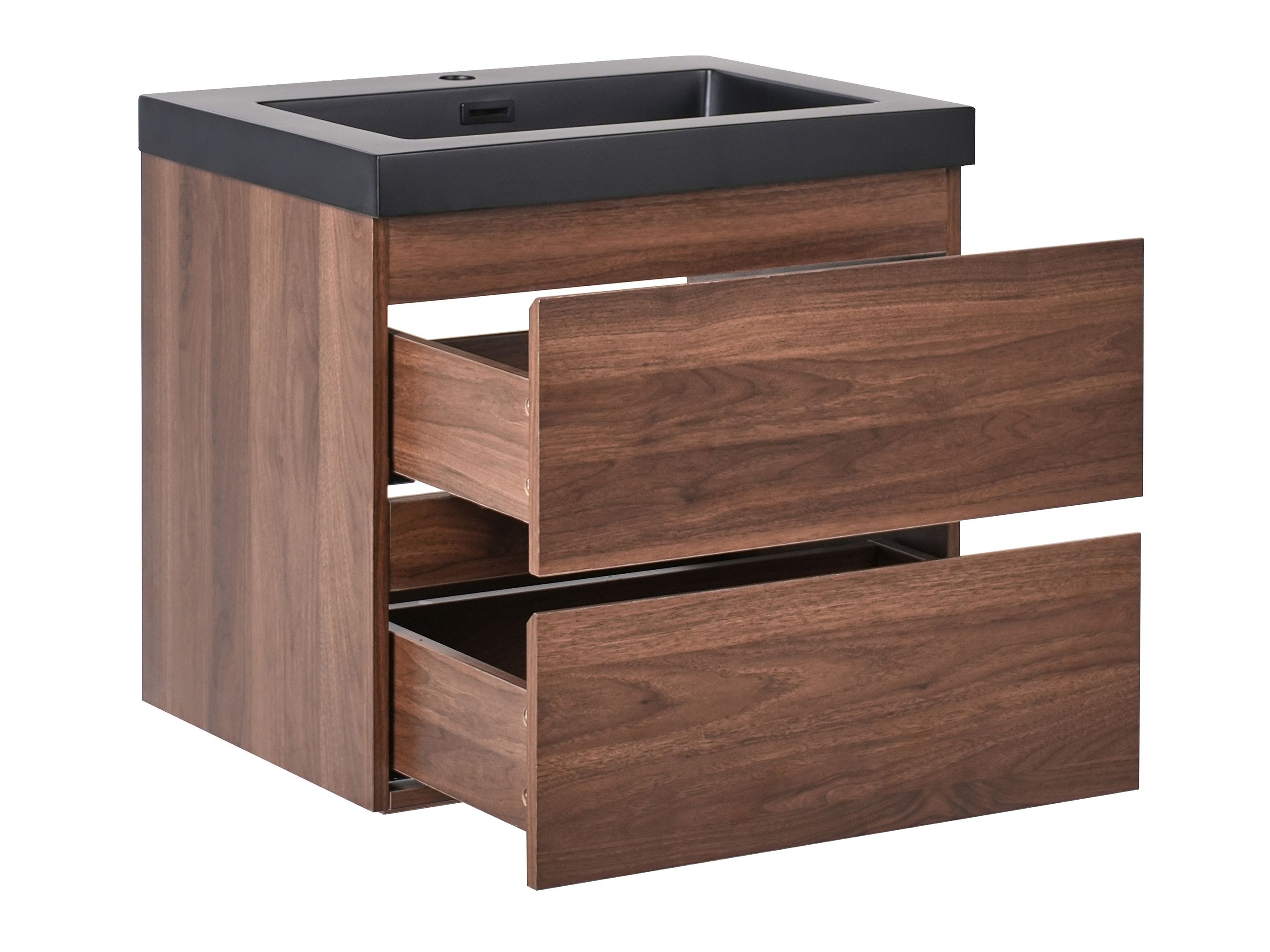 Piekarams vannas istabas skapītis izlietnei Berwyn 2872 (Tumši brūns)