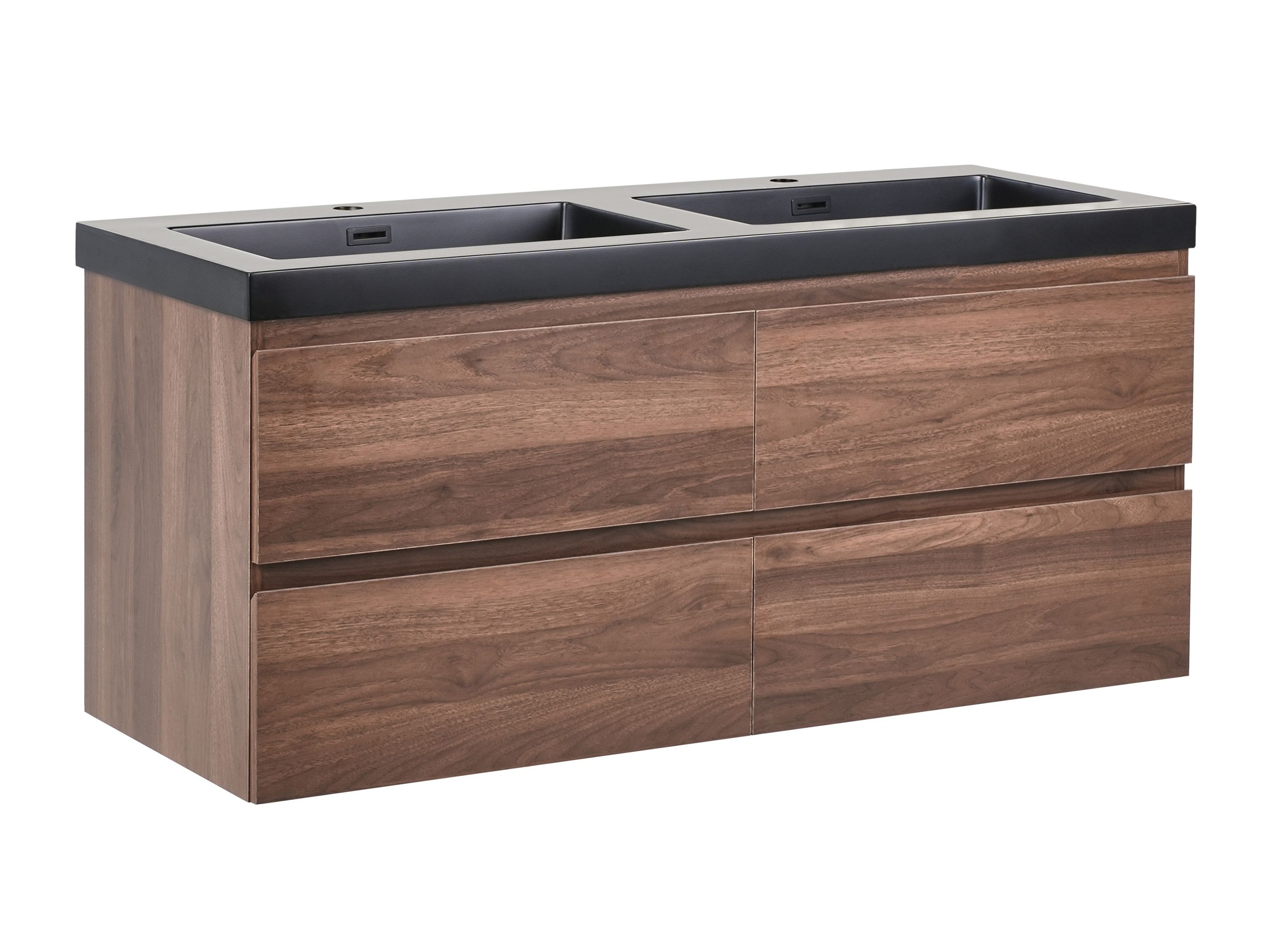 Piekarams vannas istabas skapītis izlietnei Berwyn 2873 (Tumši brūns)