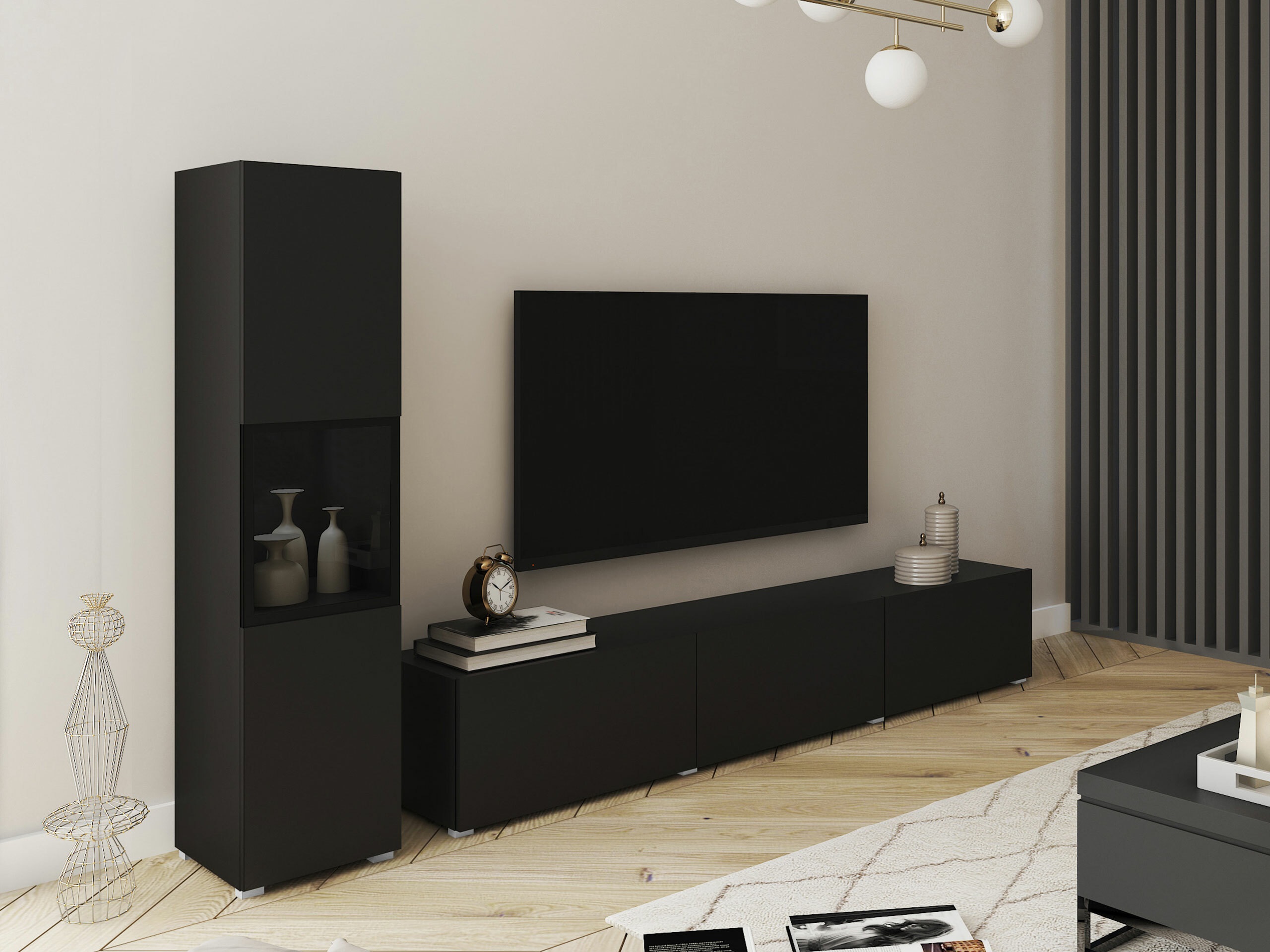 Viesistabas komplekts Sarasota 192 (Grafīts)