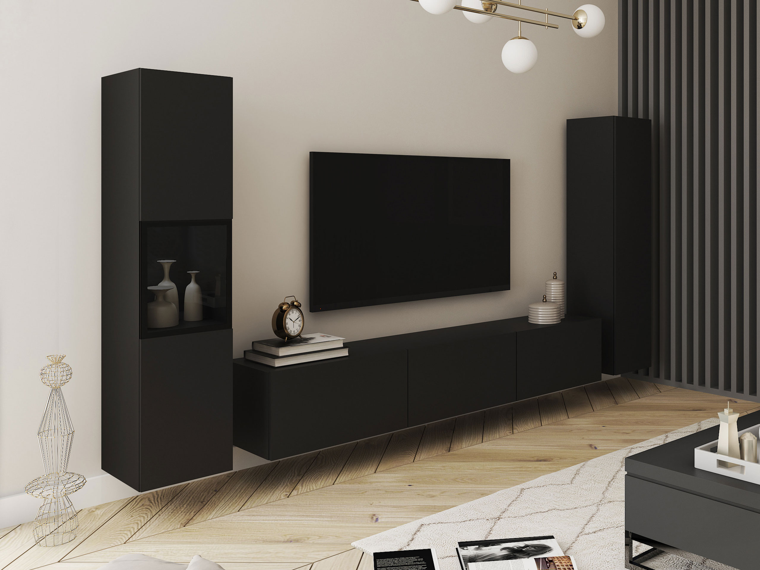 Viesistabas komplekts Sarasota 193 (Grafīts)