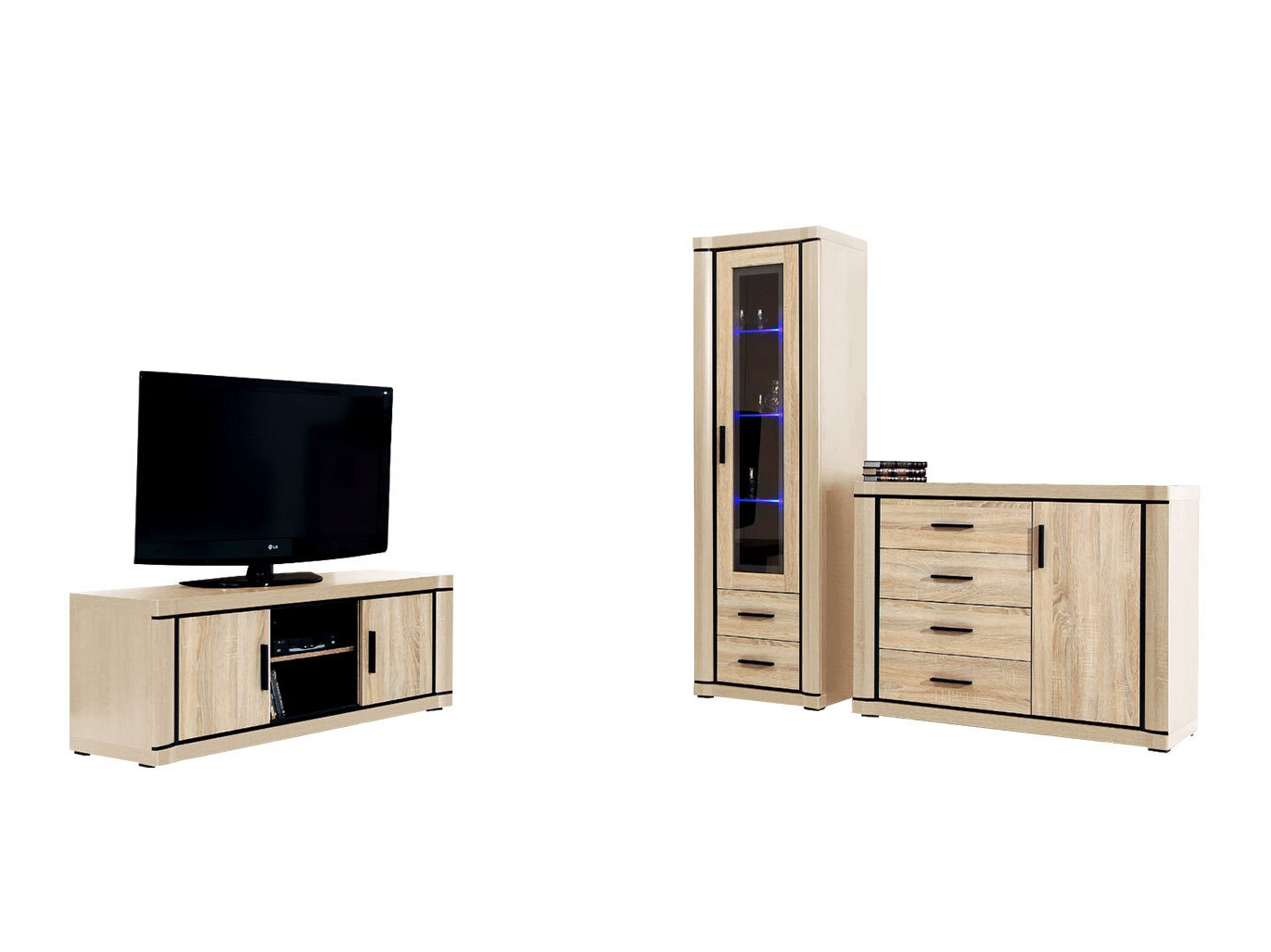 Viesistabas komplekts Lorelie 122 (Sonomas ozols)