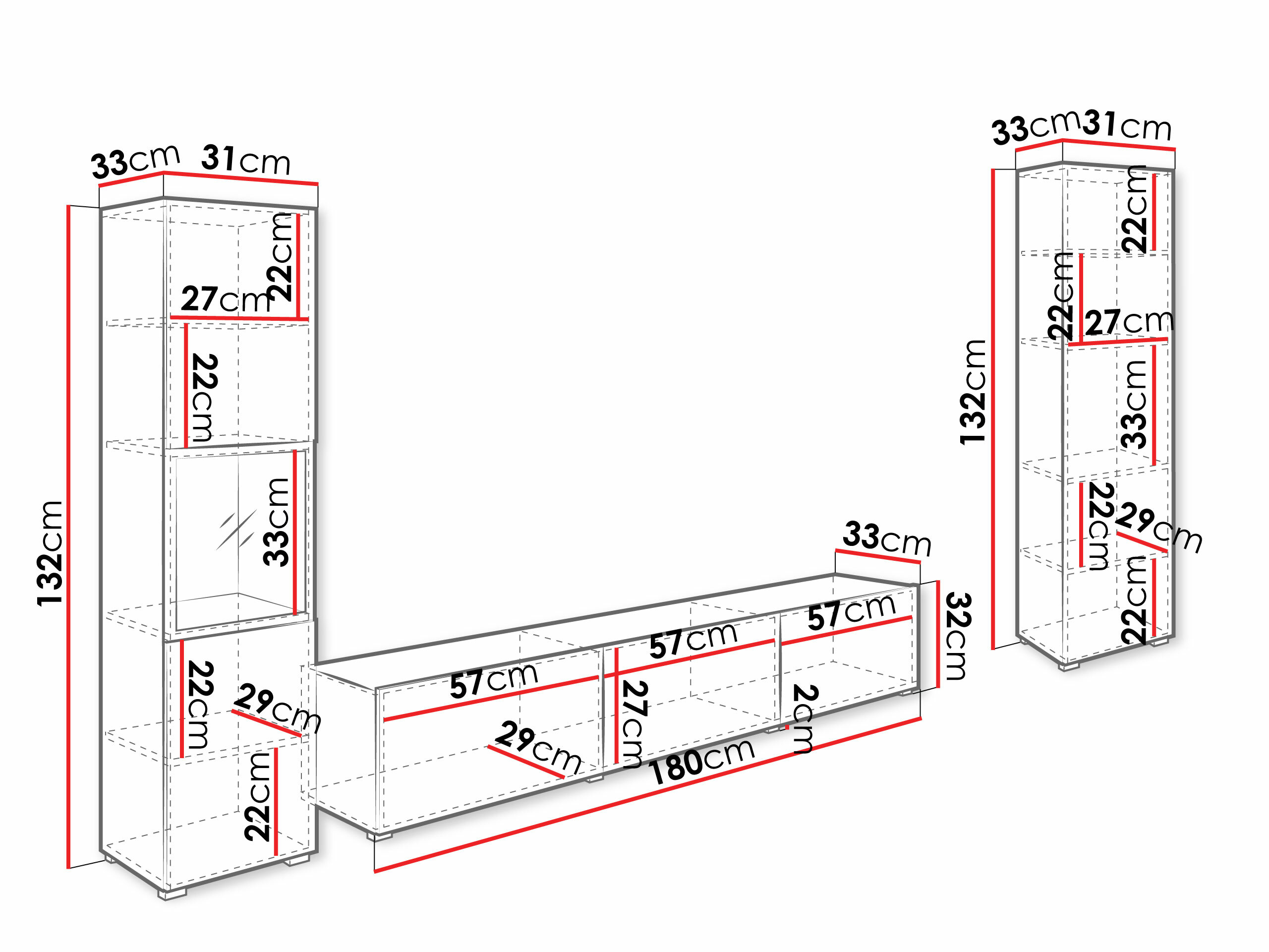 Viesistabas komplekts Sarasota 193 (Grafīts)