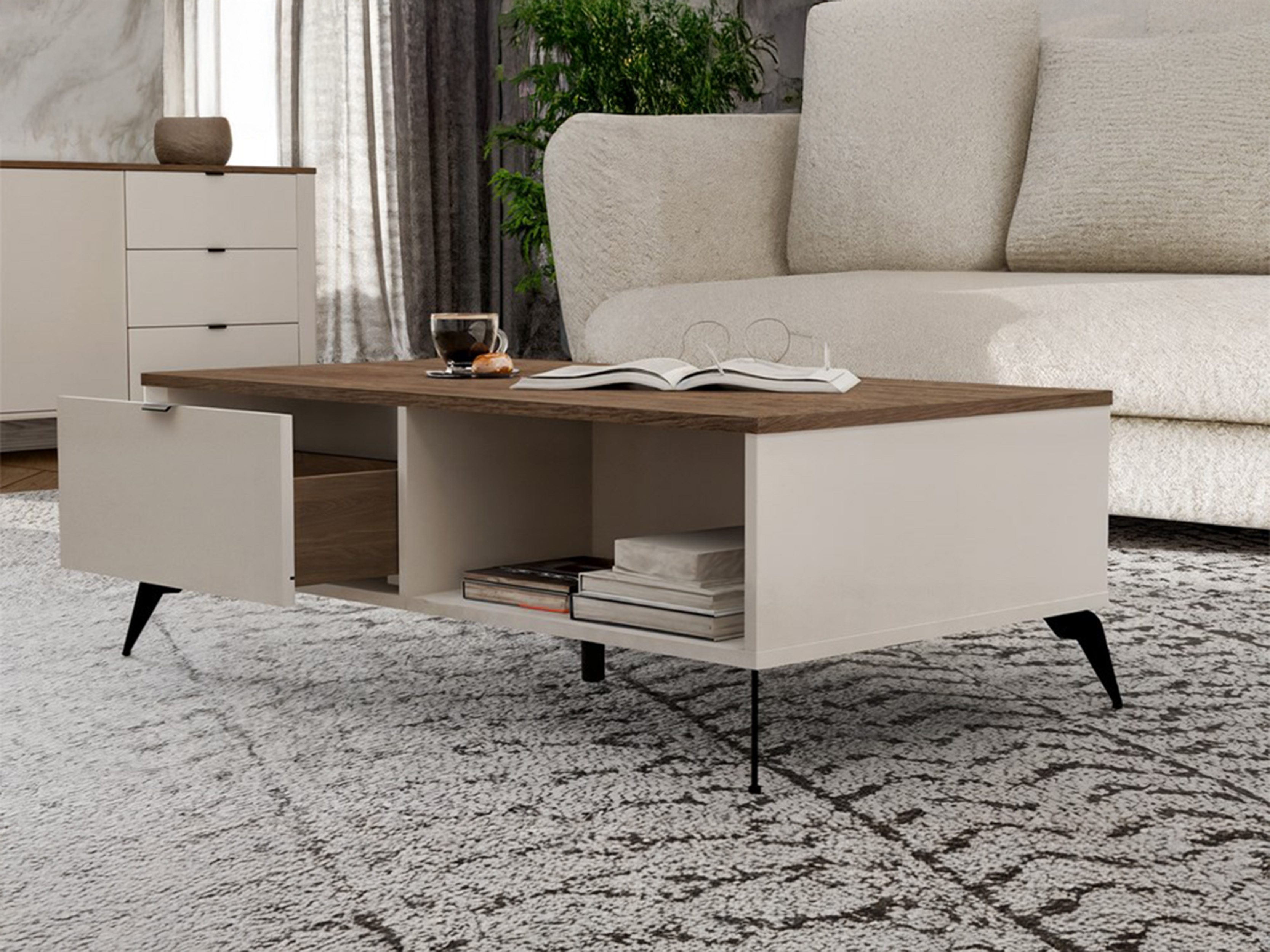 Žurnālu galdiņš Soavie 102