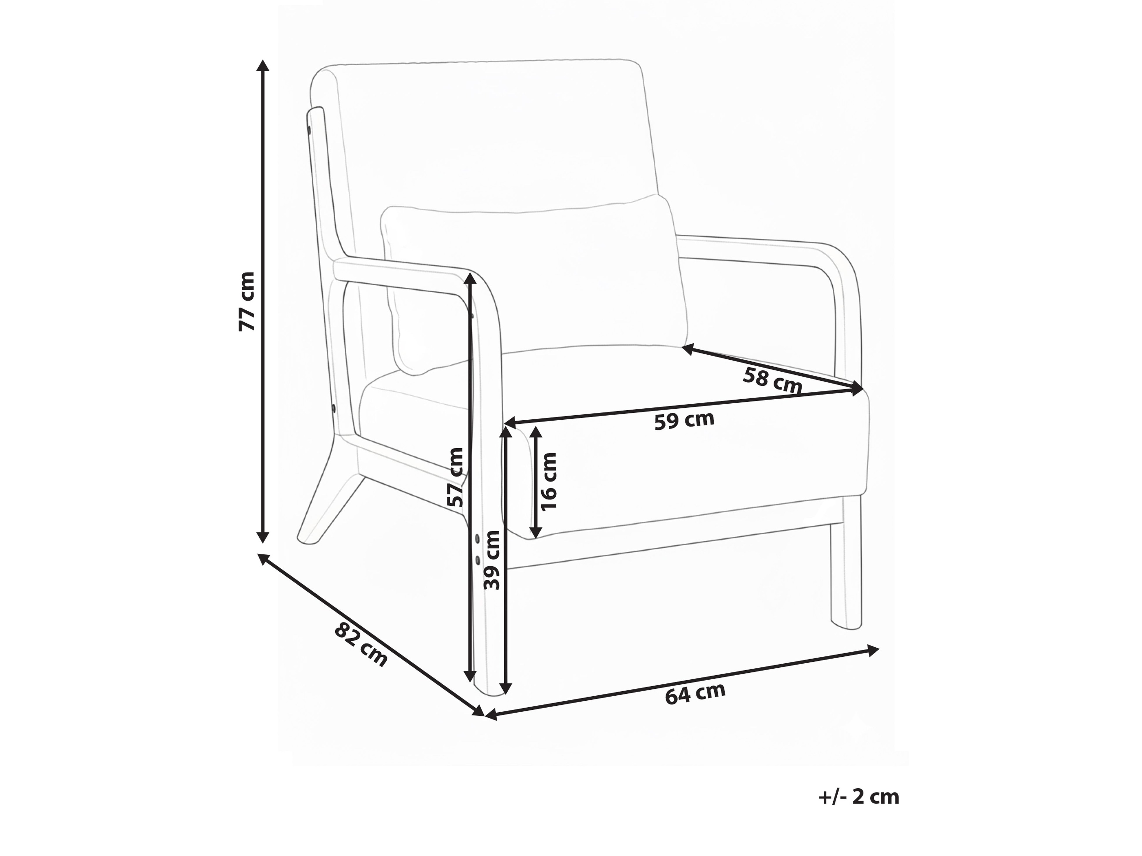 Krēsls Berwyn 2883 (Balts)