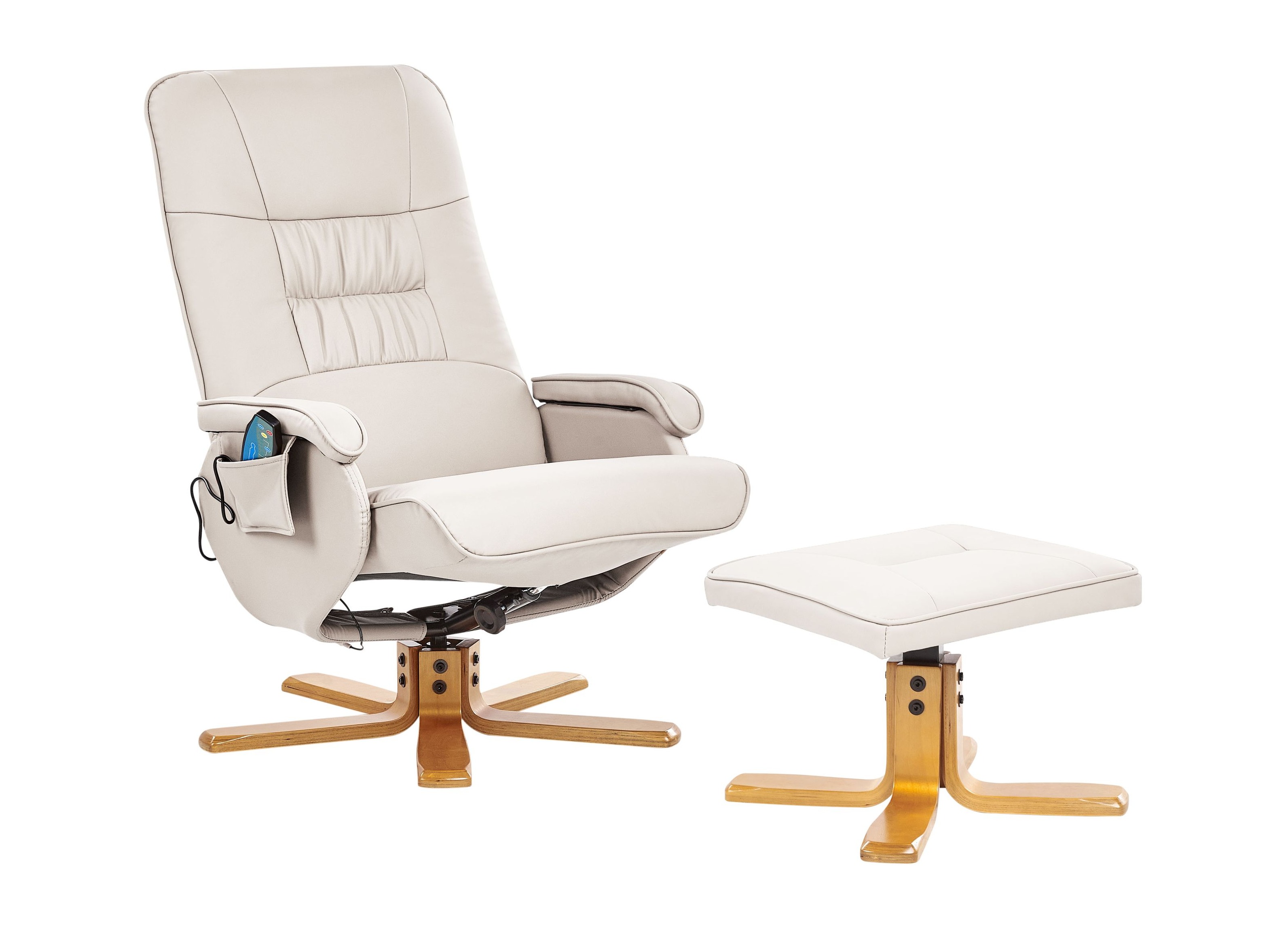 Krēsls reglainer Berwyn 711 (Gaiši bēšs)