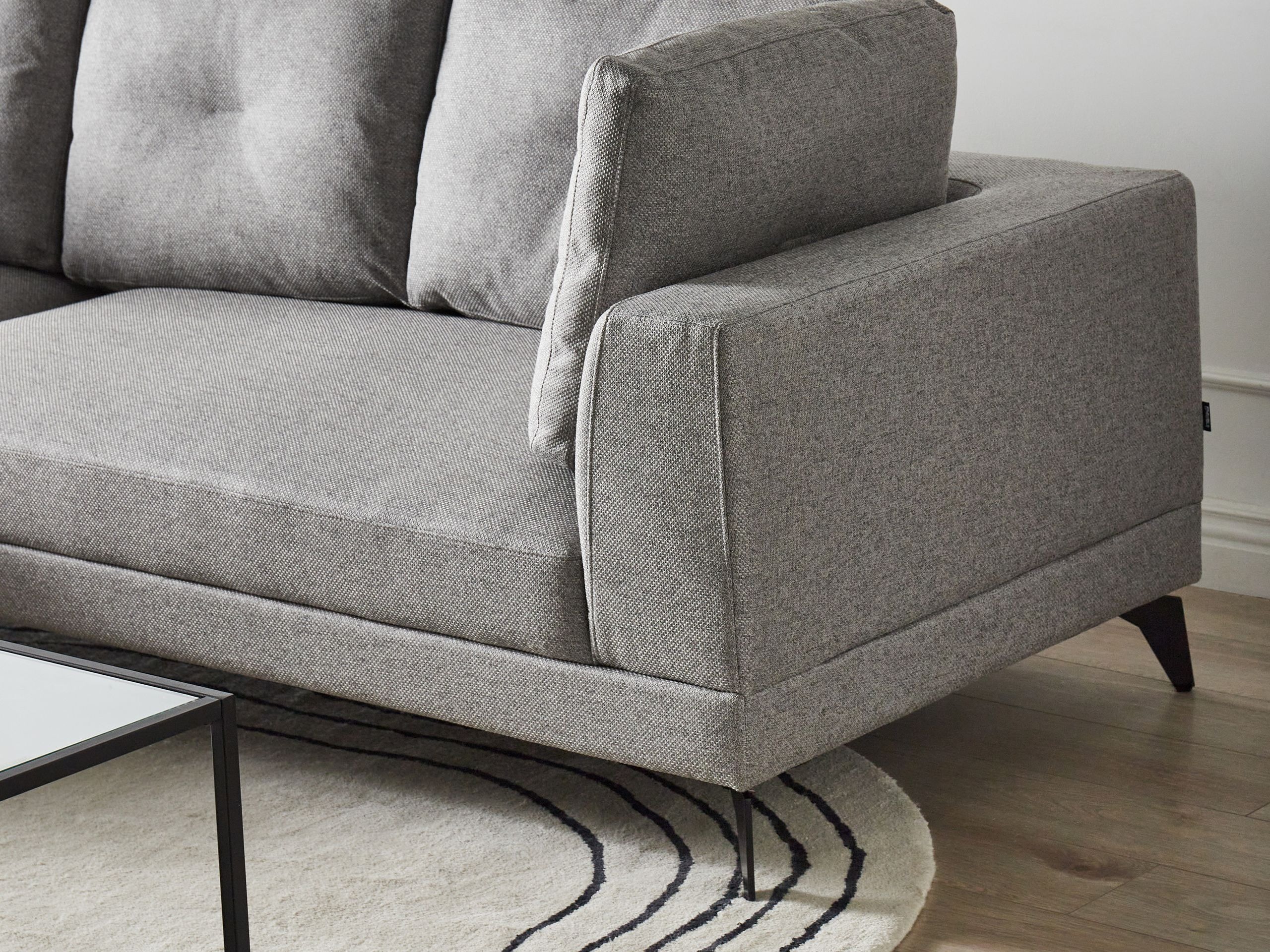 Stūra dīvāns Berwyn 2890 (Pelēks)