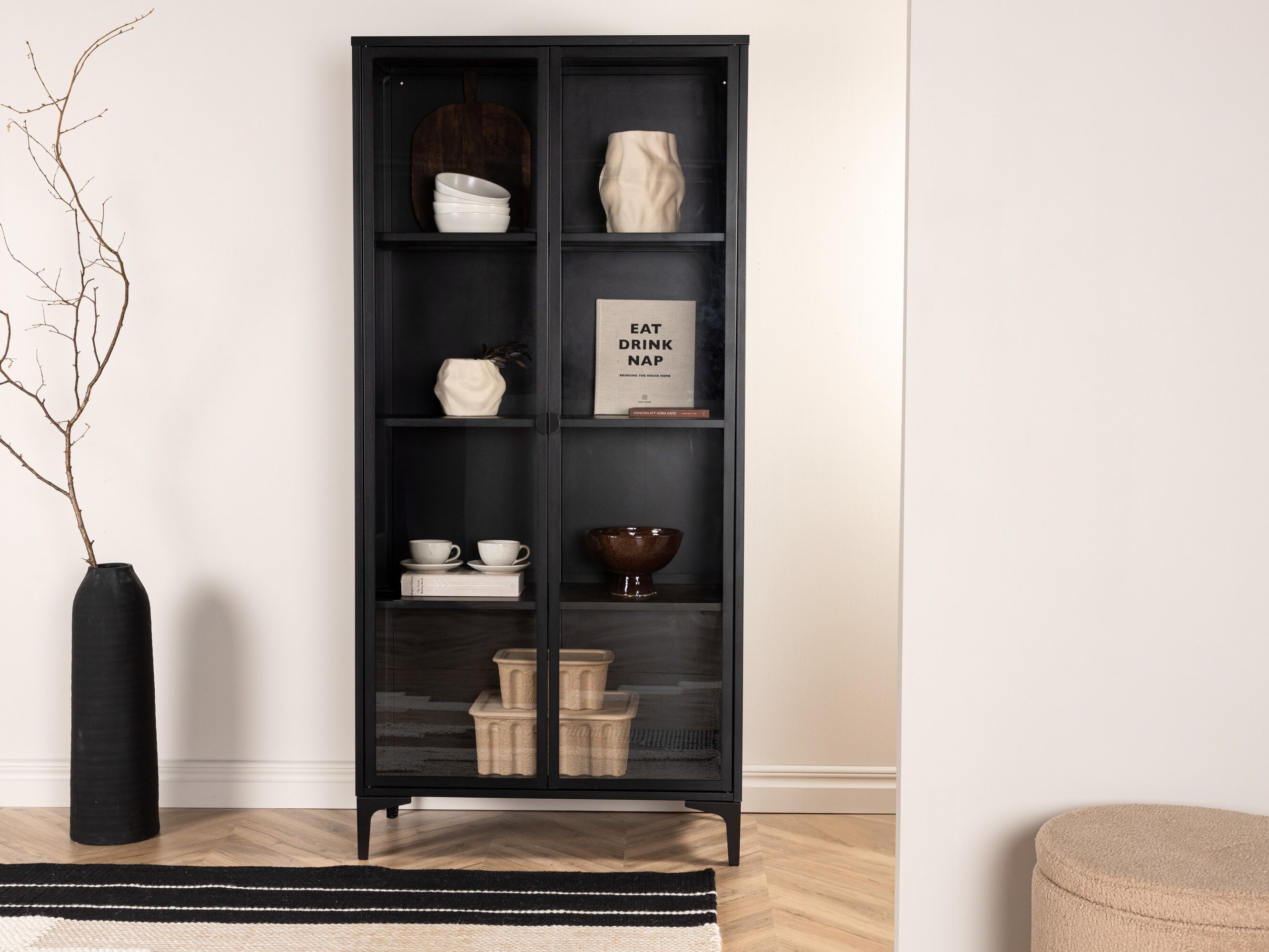 Plaukts Romcamu 103 (Melns)