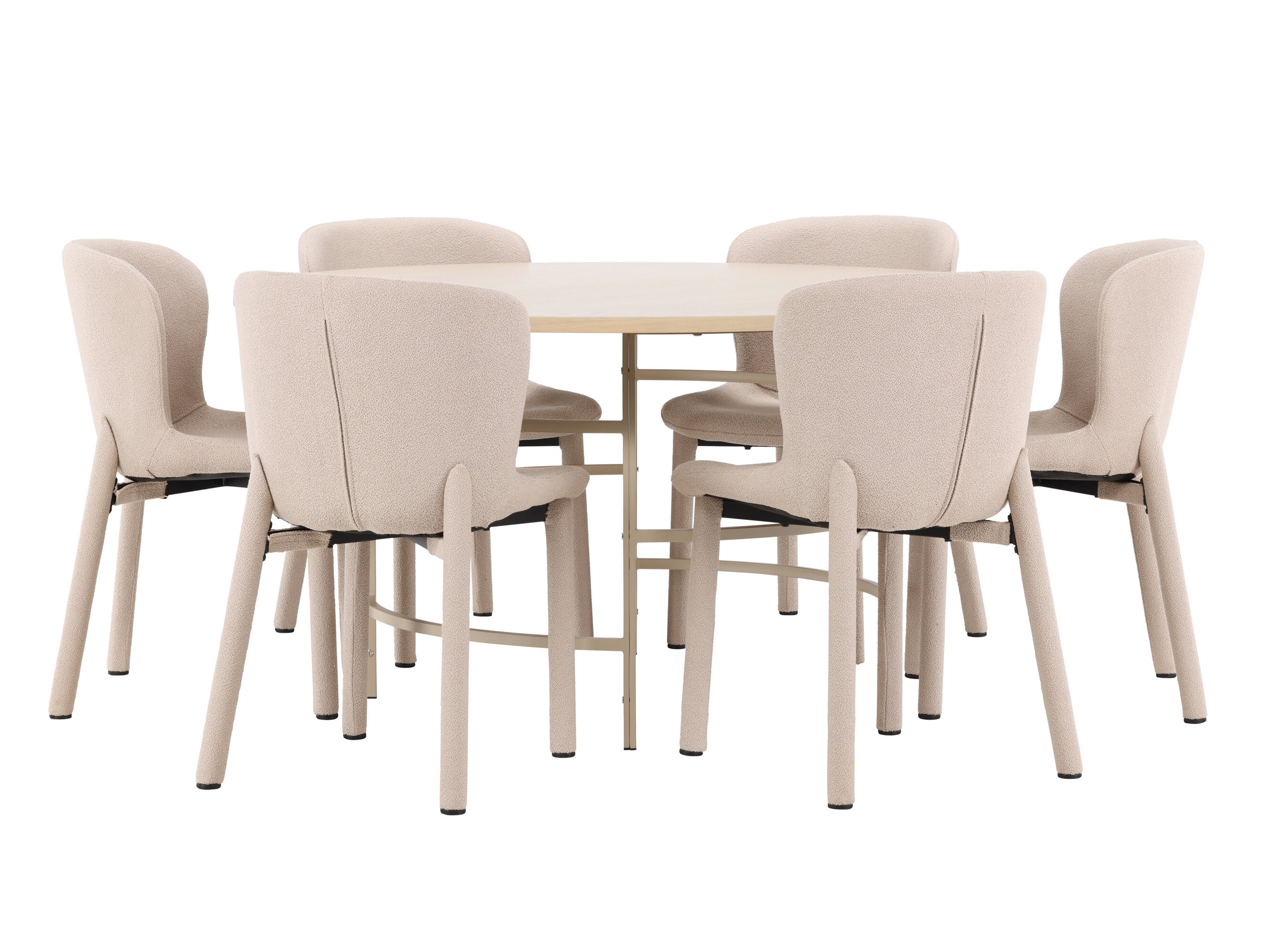 Ēdamistabas komplekts Dallas 4987 (Gaiši brūns)