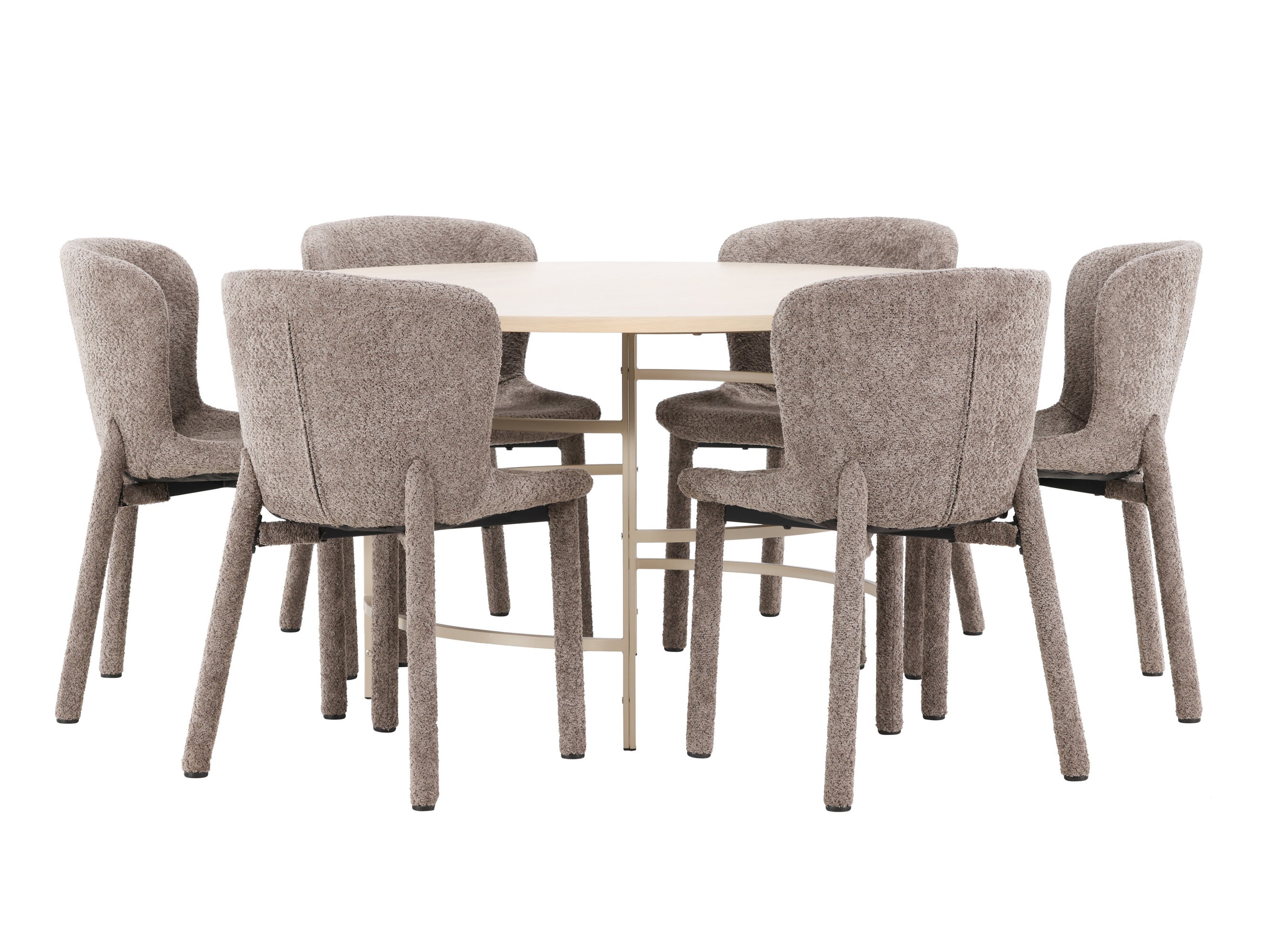 Ēdamistabas komplekts Dallas 4987 (Gaiši brūns)