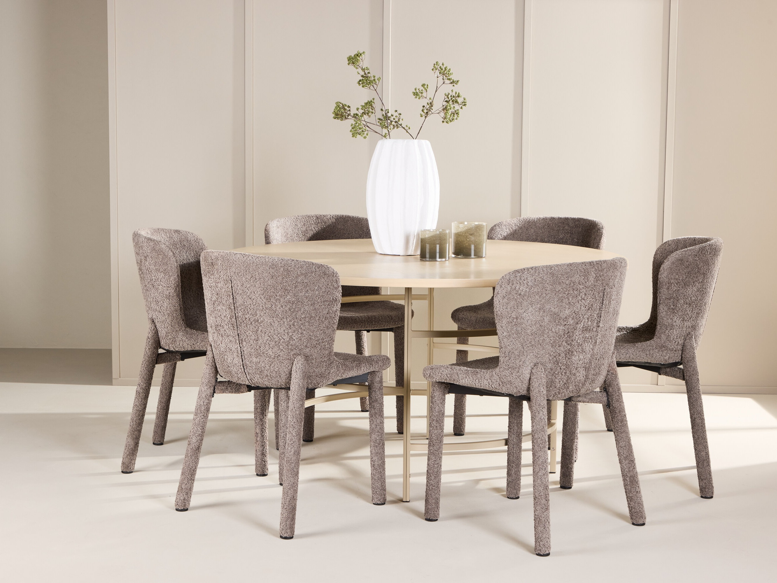 Ēdamistabas komplekts Dallas 4987 (Gaiši brūns)